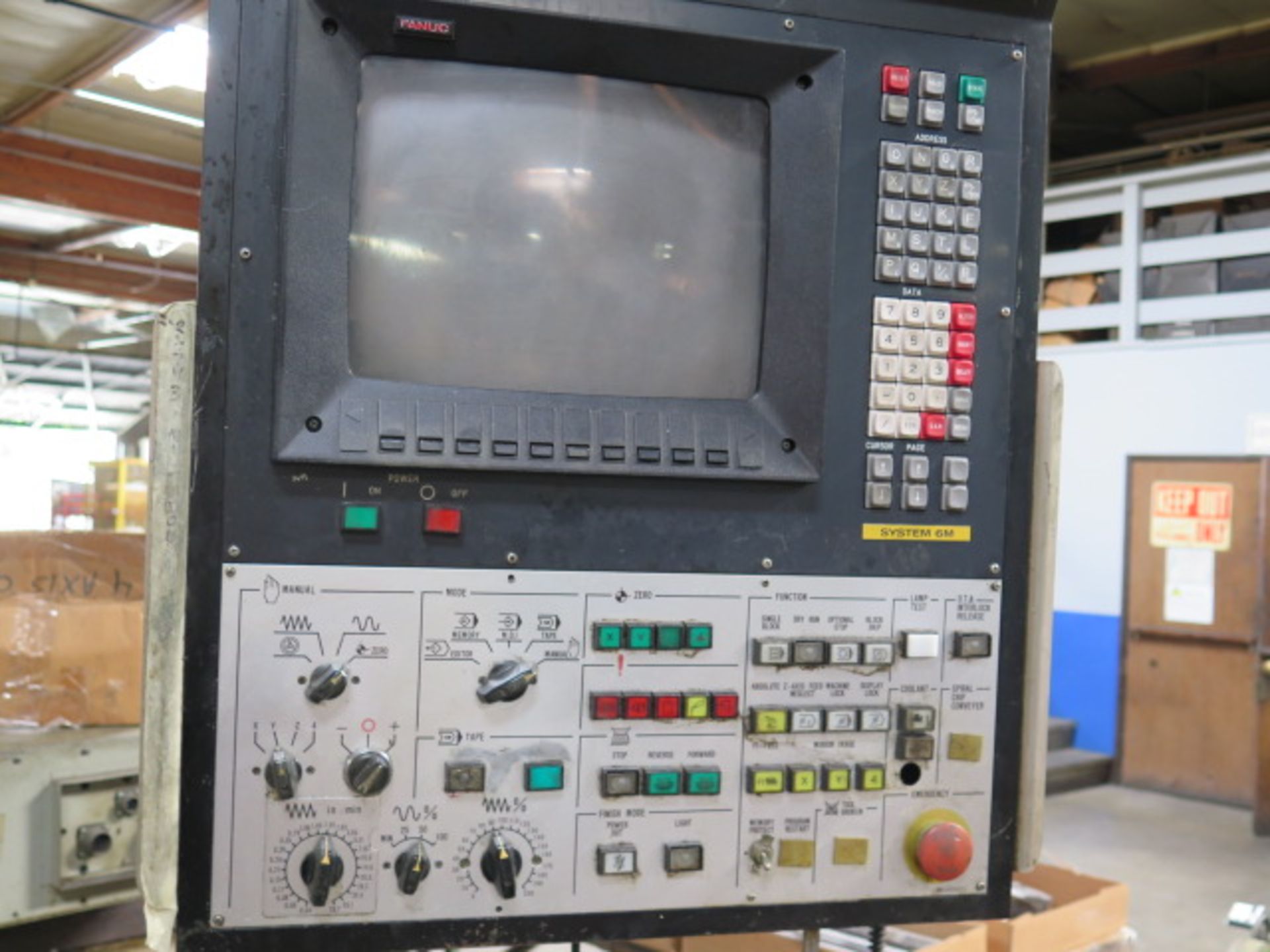 LeBlond Makino FNC128-A30 4-Axis CNC VMC s/n A59-390 w/ Fanuc System 6M, SOLD AS IS - Image 9 of 11