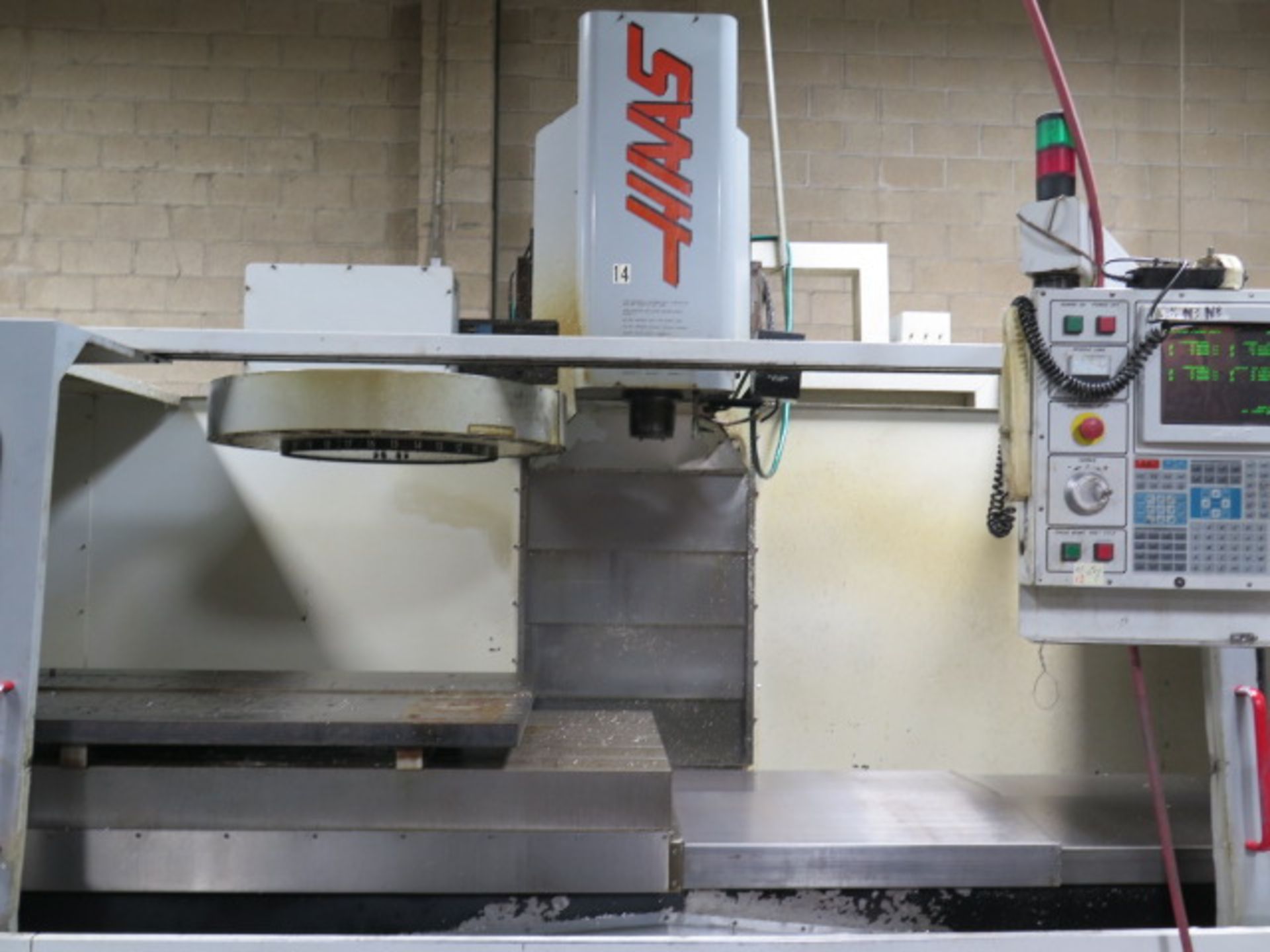 1998 Haas VF-10 4-Axis CNC VMC, s/n 13842 w/ Haas Controls, Hand Wheel, 32-Station ATC, SOLD AS IS - Image 4 of 17