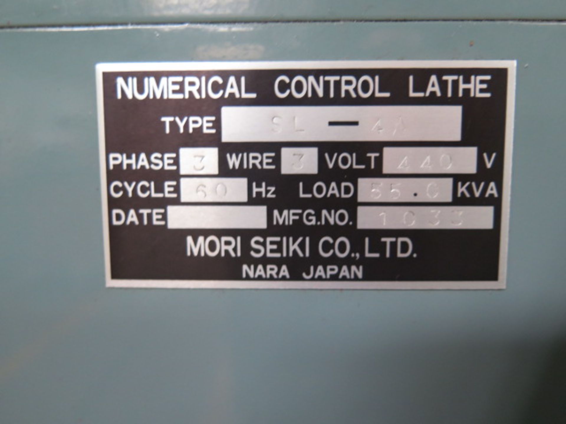 Mori Seiki SL-4A CNC Turning Center s/n 1033 w. Fanuc 6T Controls, 10-Station Turret, SOLD AS IS - Image 11 of 11