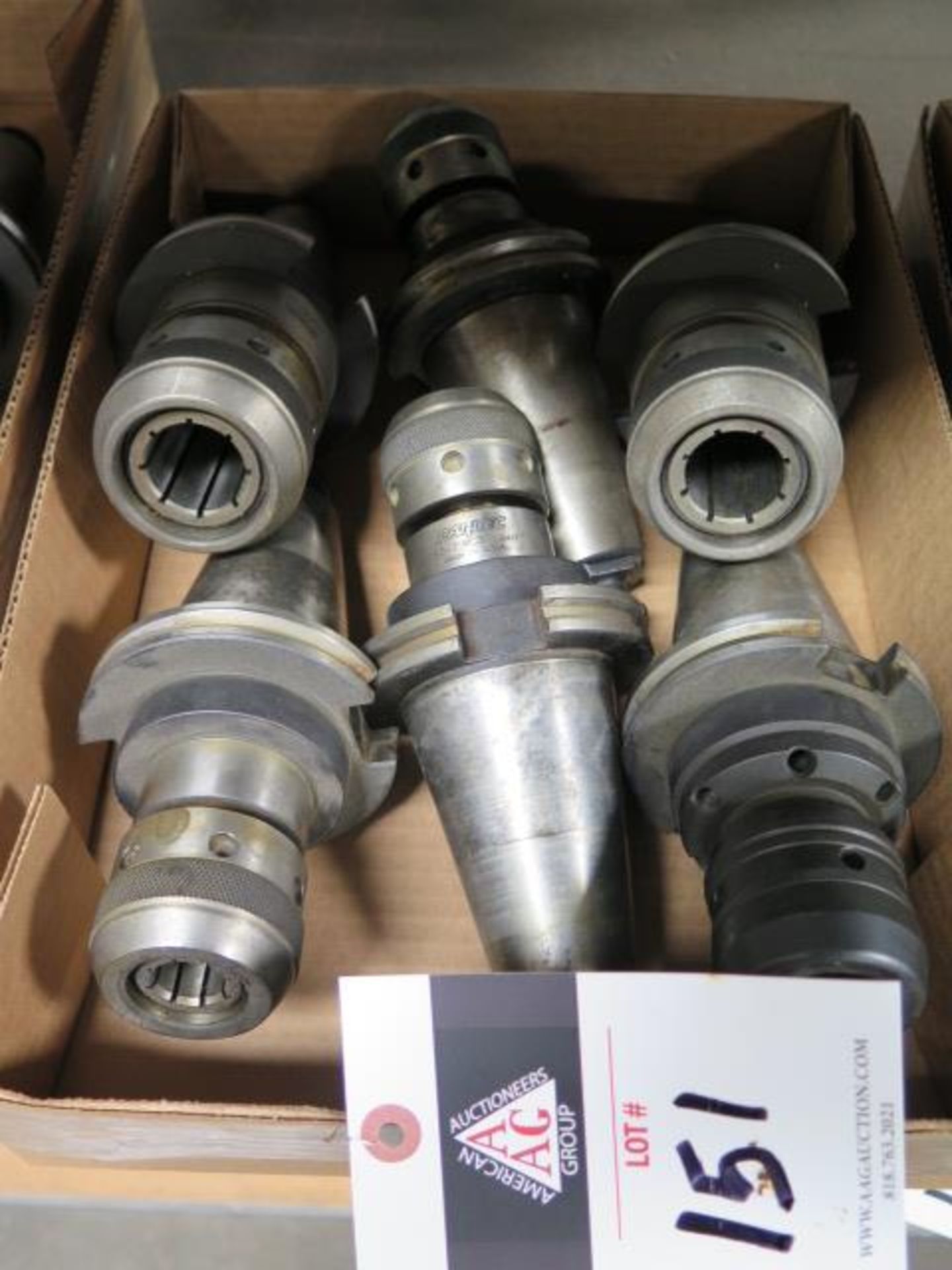 CAT-50 Taper Collet Chucks (6) (SOLD AS-IS - NO WARRANTY)
