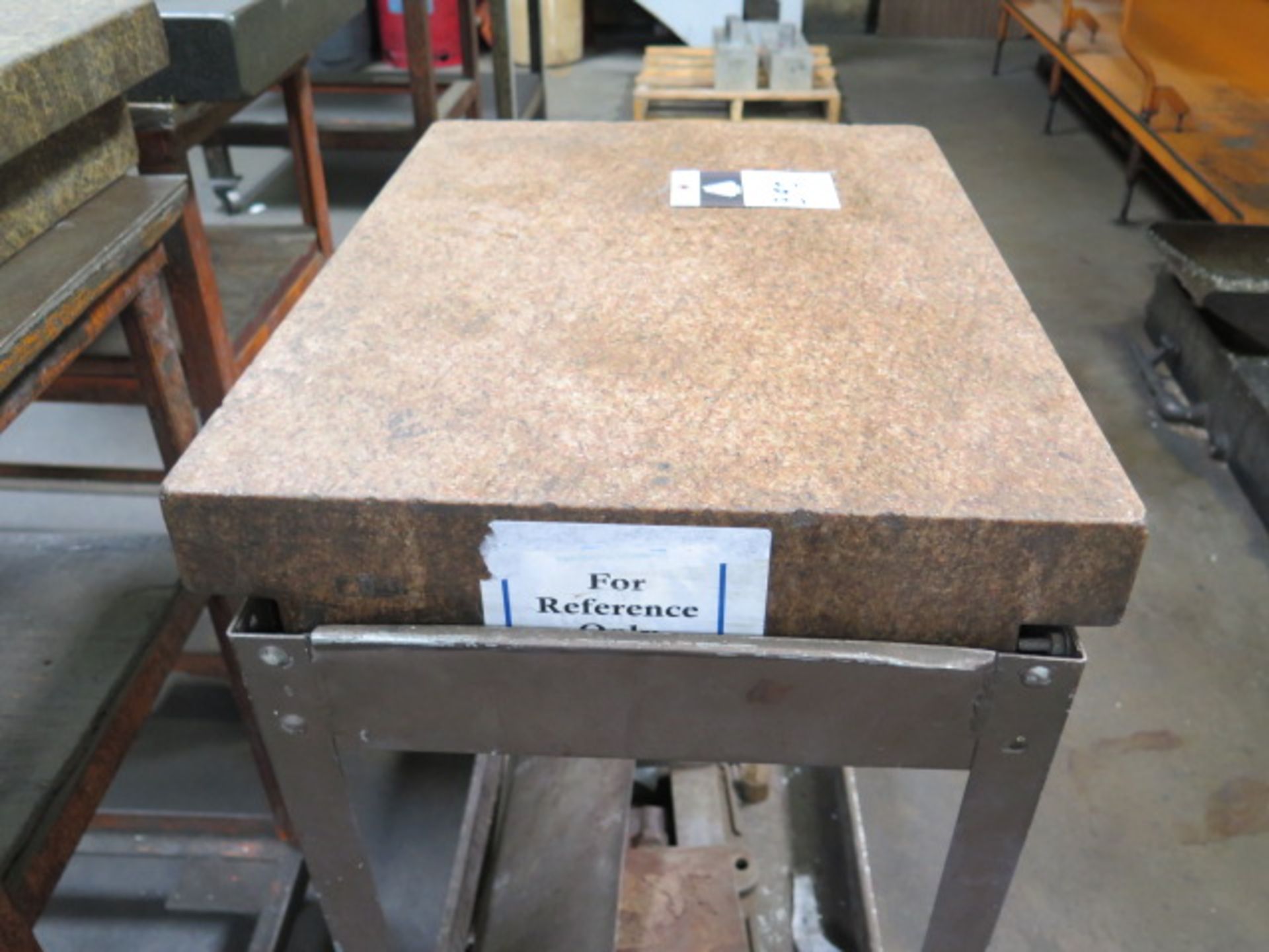 18" x 24" x 5" 2-Ledge Granite Surface Plate w/ Cart (SOLD AS-IS - NO WARRANTY) - Image 3 of 4