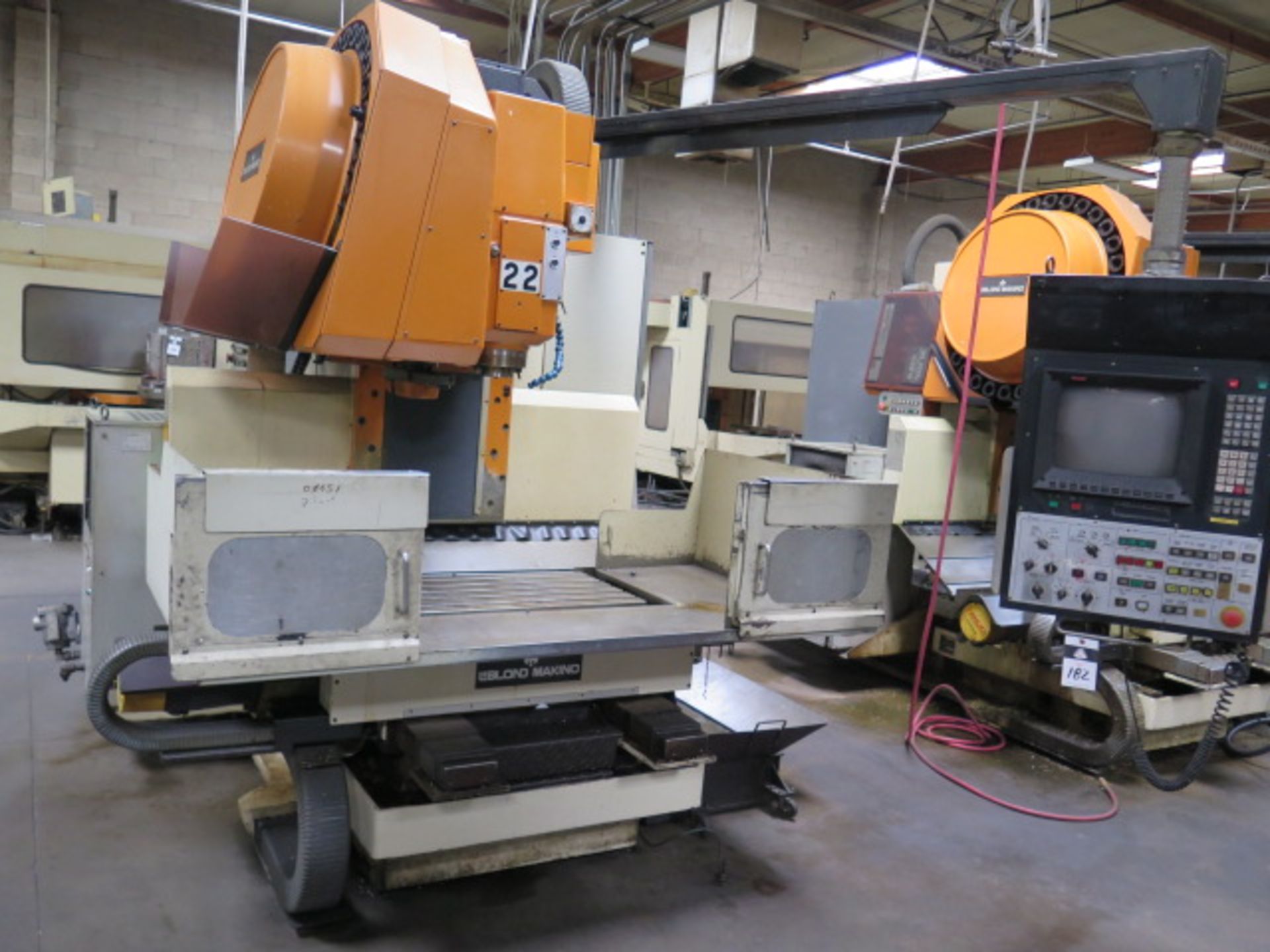 LeBlond Makino FNC-74/A30 4-Axis CNC VMC s/n LM2-070 w/ Fanuc System 11M, SOLD AS IS - Image 2 of 16