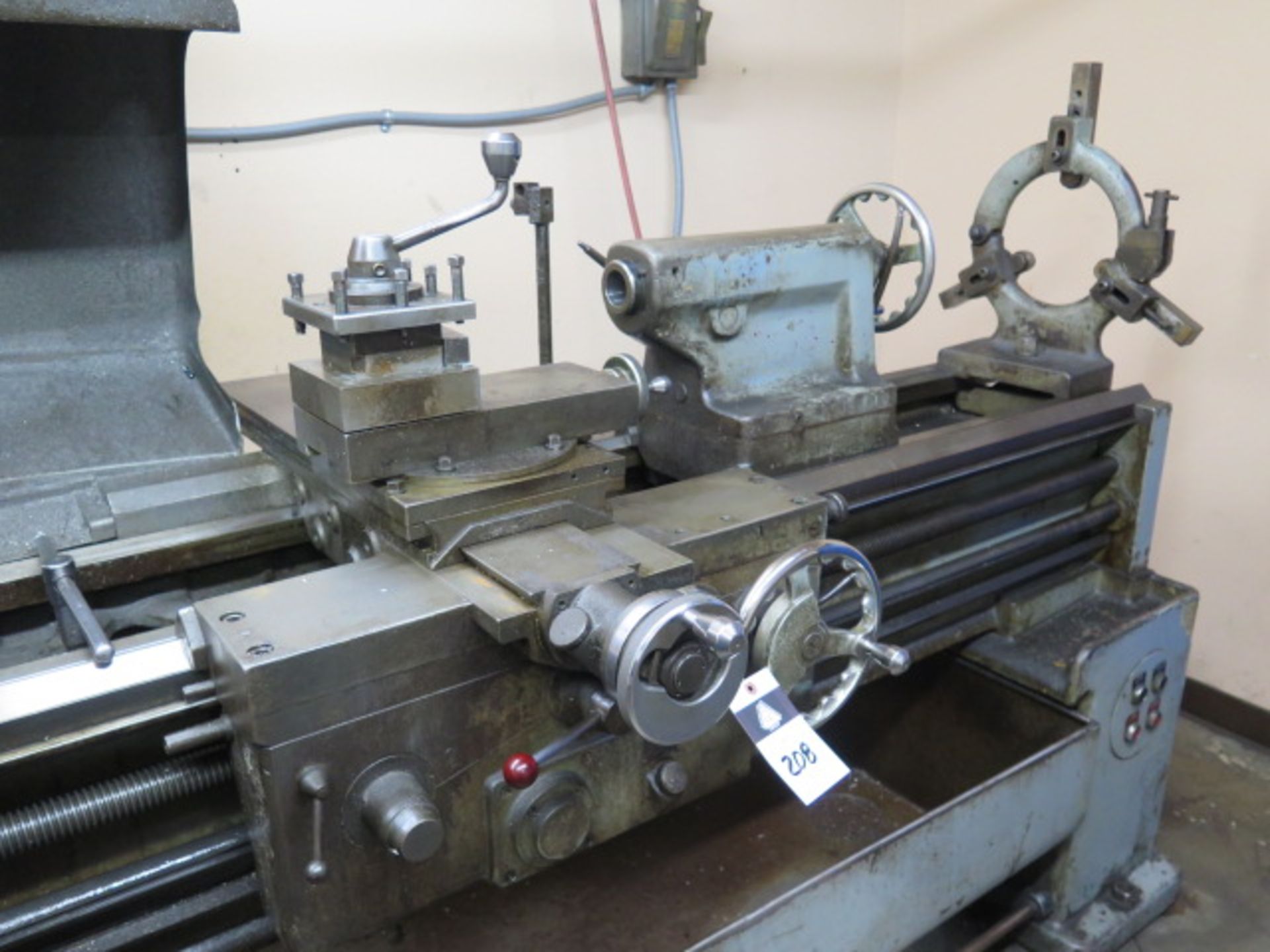 Cazeneuve 21” x 58” Geared Head Gap Bed Lathe s/n 11293 w/ 40-2000 RPM, Inch Threading, SOLD AS IS - Image 6 of 11