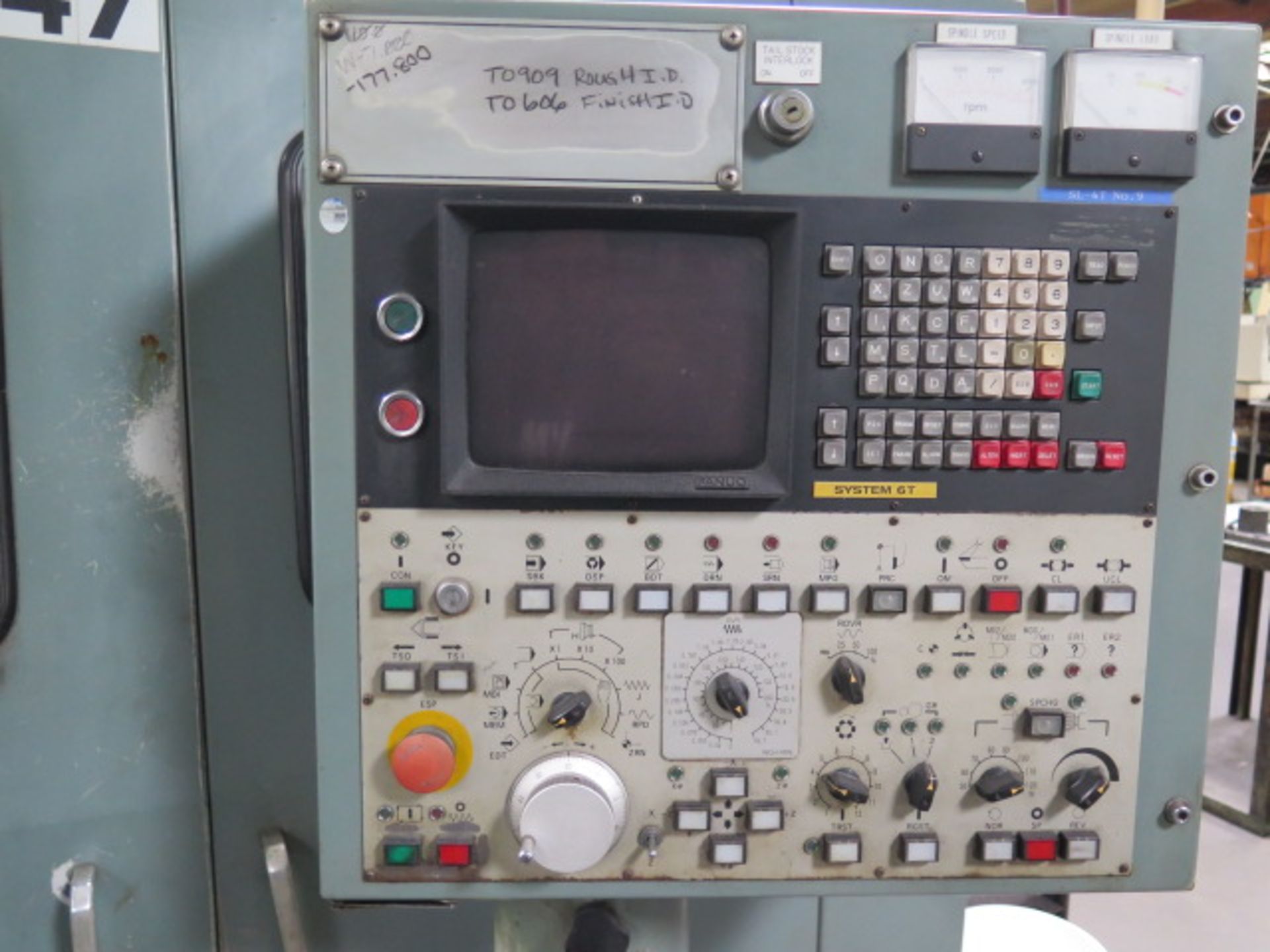 Mori Seiki SL-4T CNC Turning Center s/n 9 w/ Fanuc 6T Controls, 12-Station Turret, SOLD AS IS - Image 10 of 13