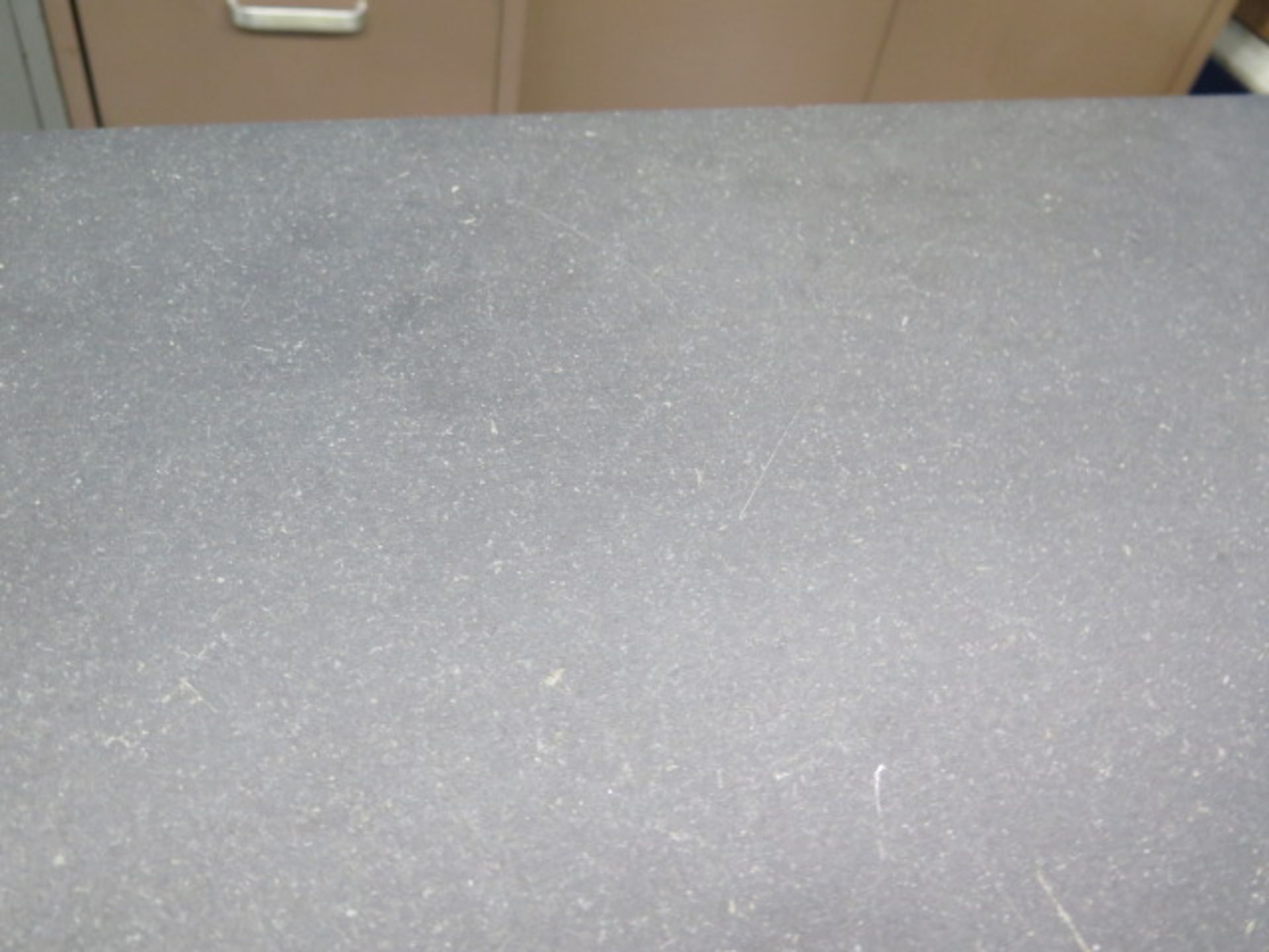 Rahn 24” x 36” x 6” Grade “A” 4-Ledge Granite Surface Plate w/ Rolling Stand (SOLD AS-IS - NO - Image 5 of 6