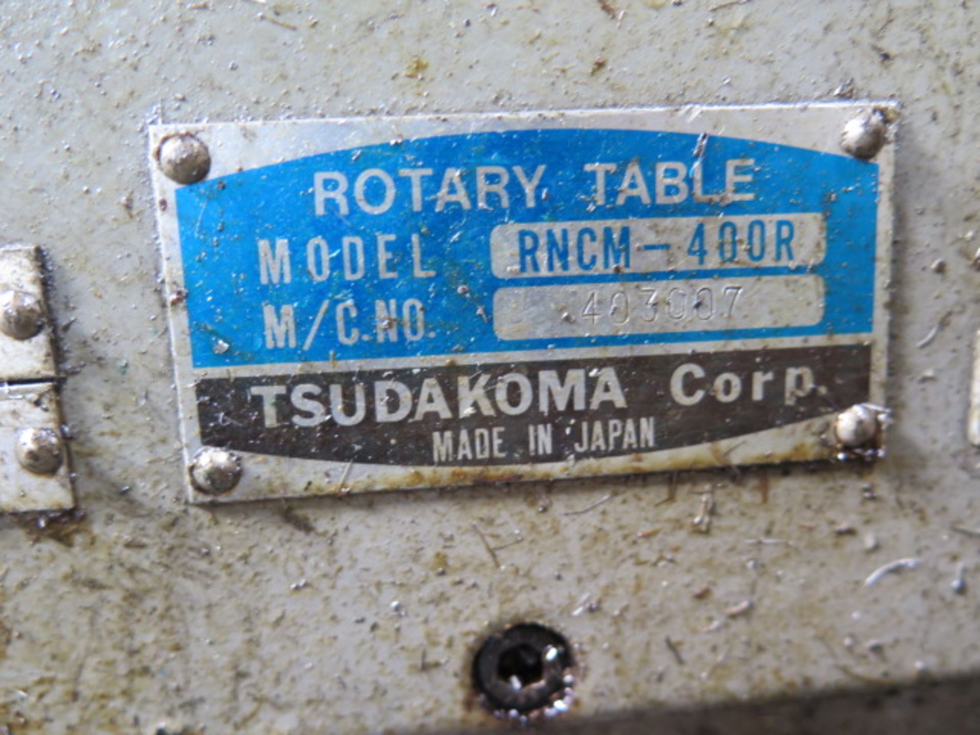 Tsudakoma RNCM-400R 4th Axis 15 ¾” Rotary Head s/n 403007 (SOLD AS-IS - NO WARRANTY) - Image 10 of 10