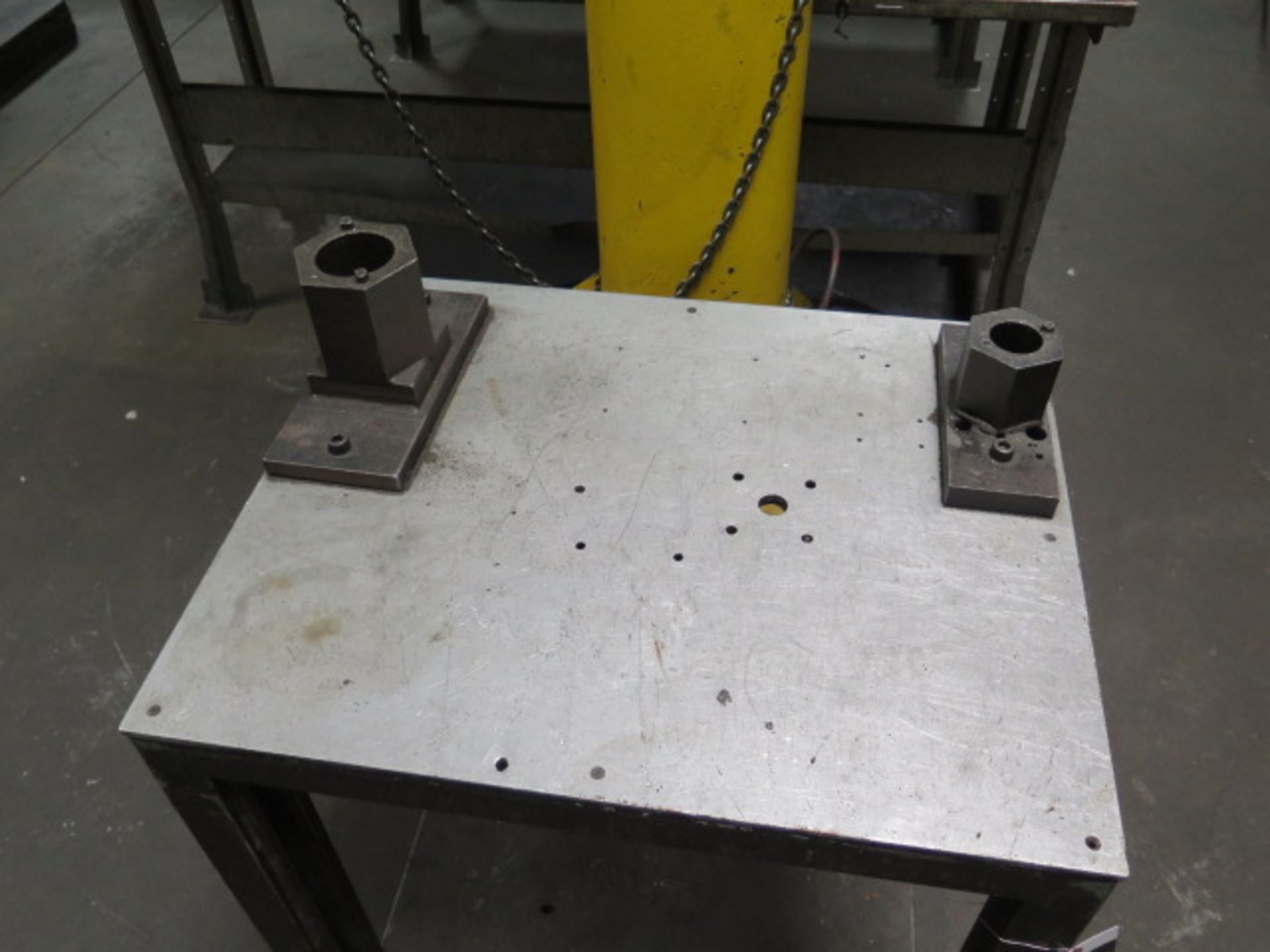 50-Taper and 40-Taper Tooling Blocks w/ Heavy Duty Table (SOLD AS-IS - NO WARRANTY) - Image 2 of 5