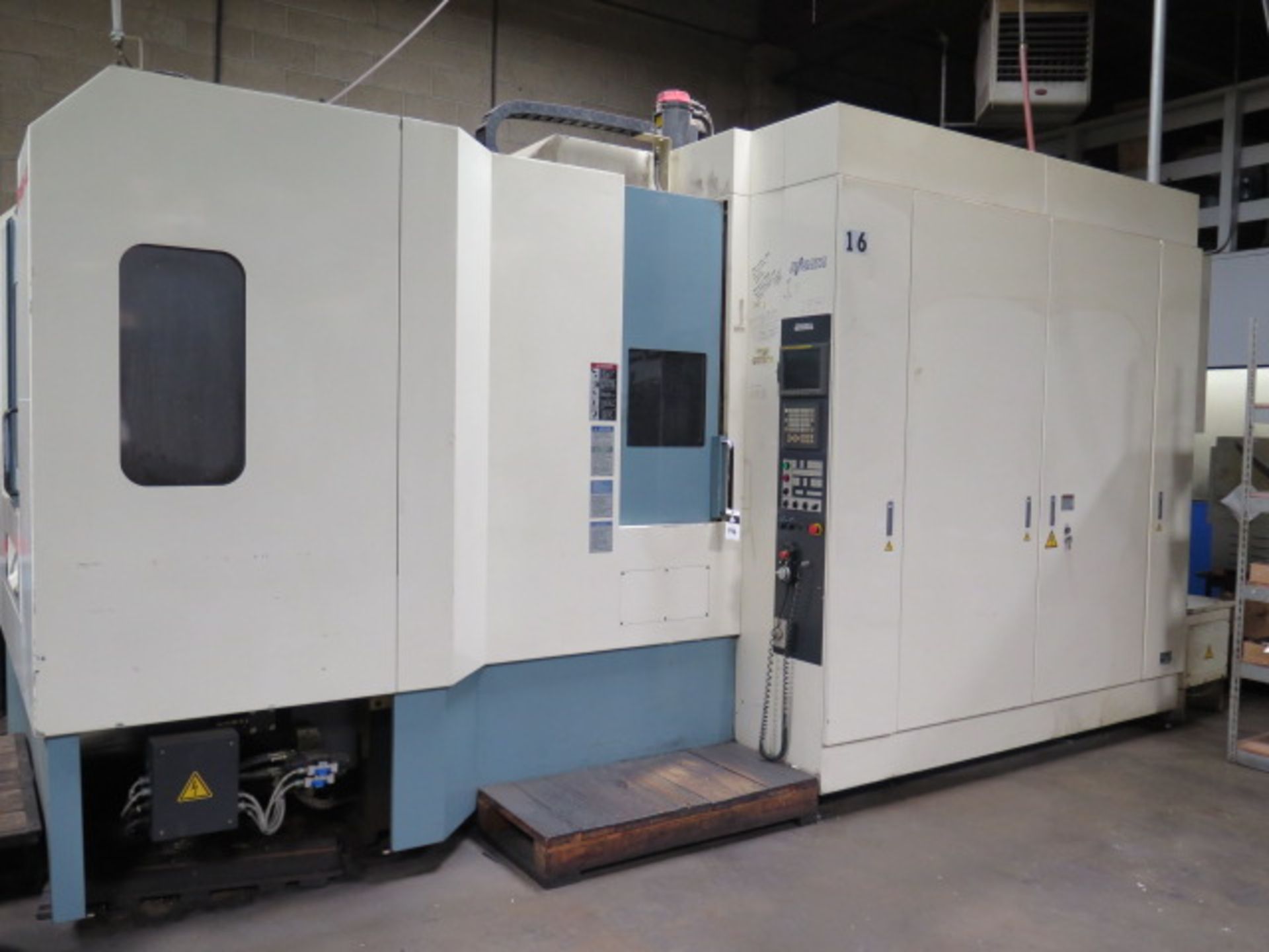 Nigata SPN50-H.O. 2-Pallet CNC HMC s/n 46620535 w/ Fanuc Series 16i-M, SOLD AS IS - Image 2 of 21