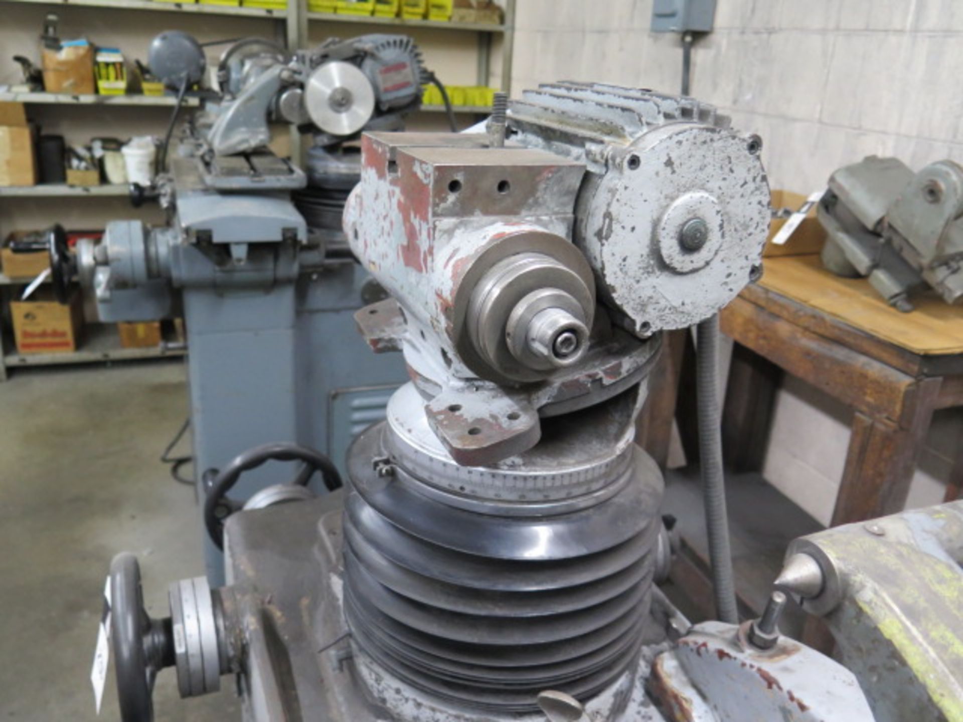 Jack Mill J-40 Tool and Cutter Grinder s/n J-10871 w/ Motorized Work Head, Centers, 5C SOLD AS IS - Image 5 of 10