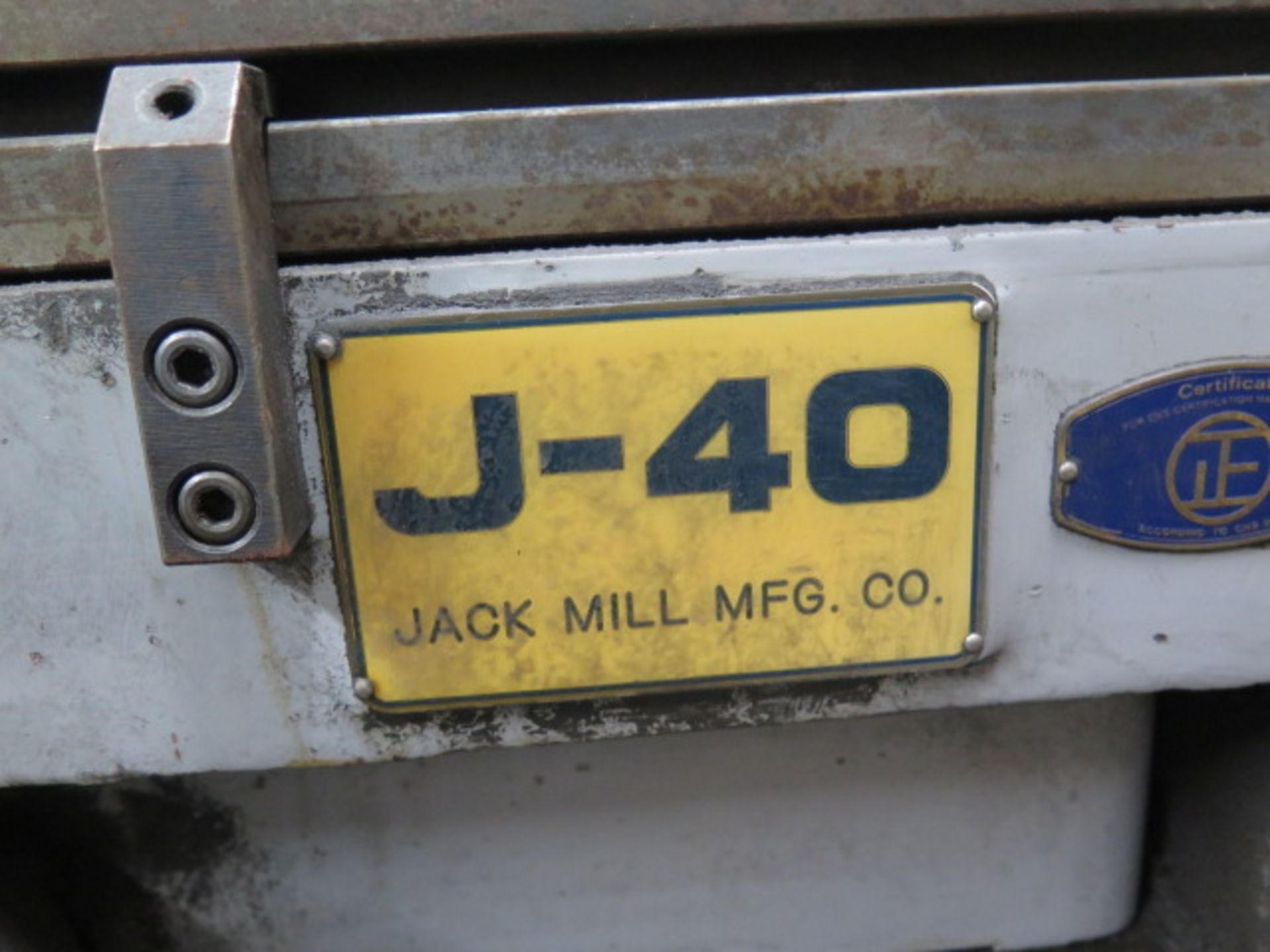 Jack Mill J-40 Tool and Cutter Grinder s/n J-10871 w/ Motorized Work Head, Centers, 5C SOLD AS IS - Image 9 of 10