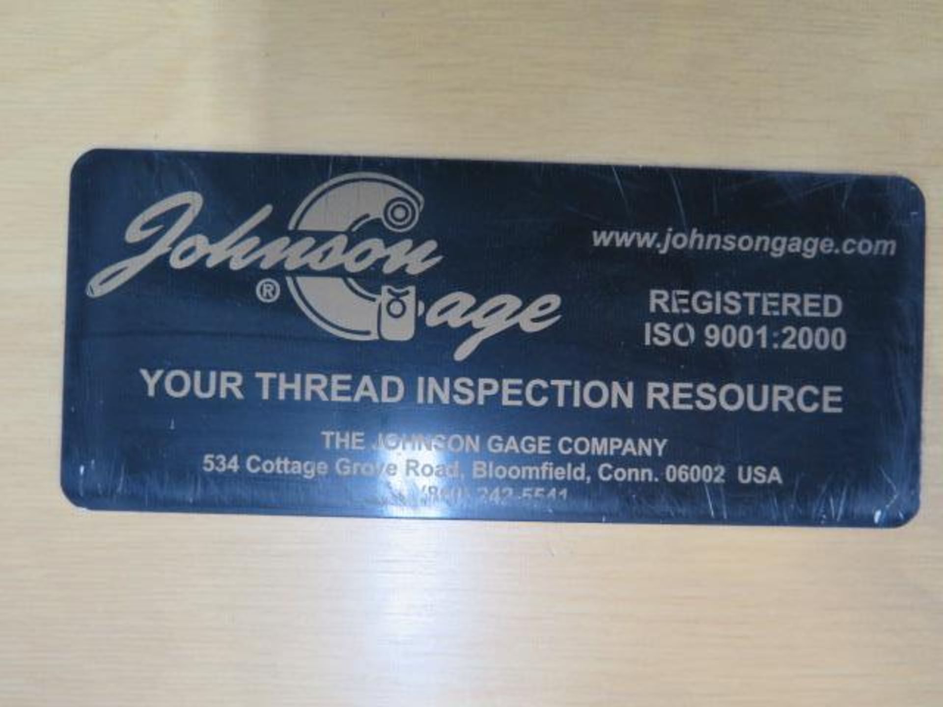 Johnson Gage Thread Sets (SOLD AS-IS - NO WARRANTY) - Image 8 of 8