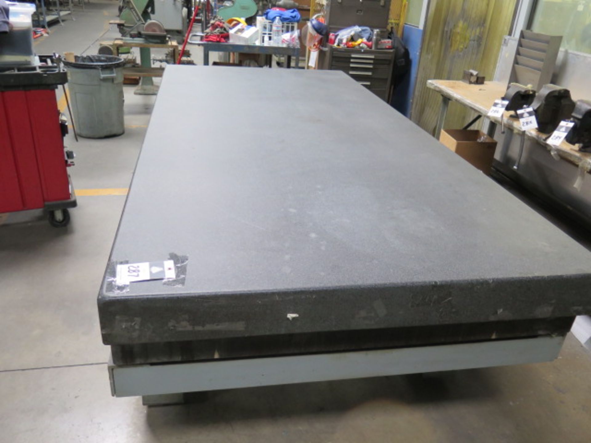50 ½” x 110” x 10” 2-Ledge Granite Surface Plate w/ Stand (SOLD AS-IS - NO WARRANTY) - Image 3 of 8