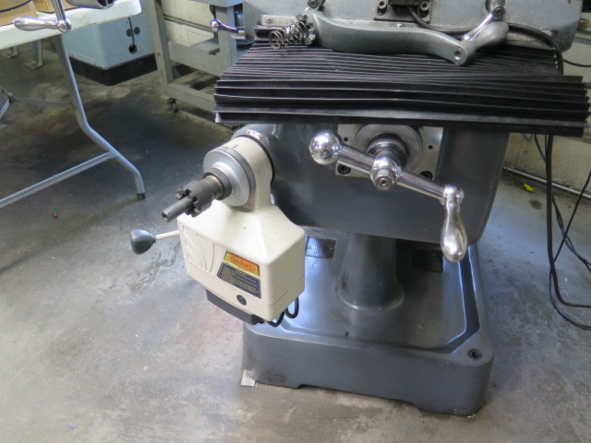Import Vertical Mill s/n F050909 w/ Contour SDS2MS Prog DRO, 3Hp Motor, 60-4200 Dial, SOLD AS IS - Image 9 of 12