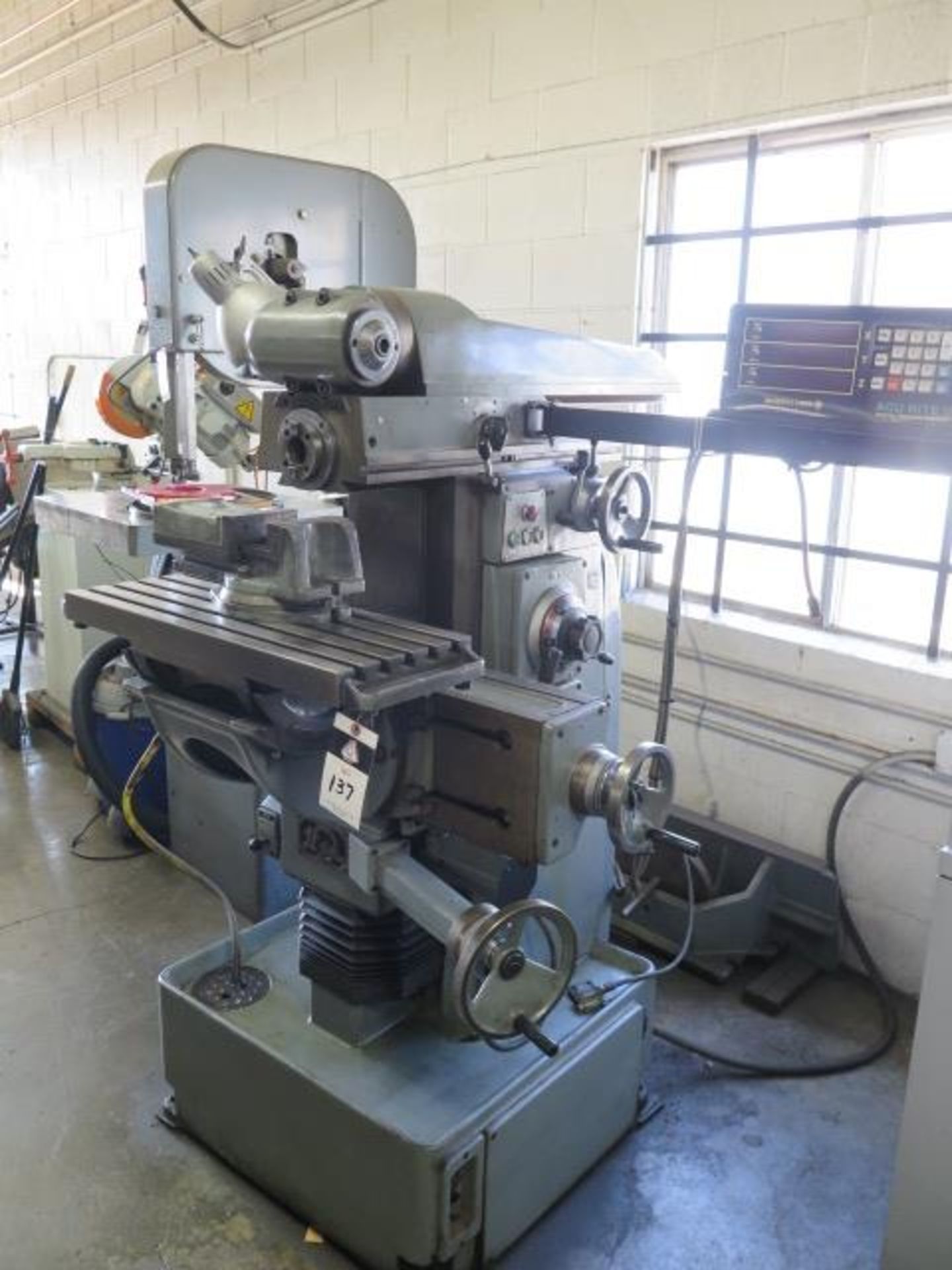 Select Machine mdl. 2UTM Universal Mill s/n 1562 w/ Acu-Rite II DRO, 48-1920 RPM, Horiz, SOLD AS IS