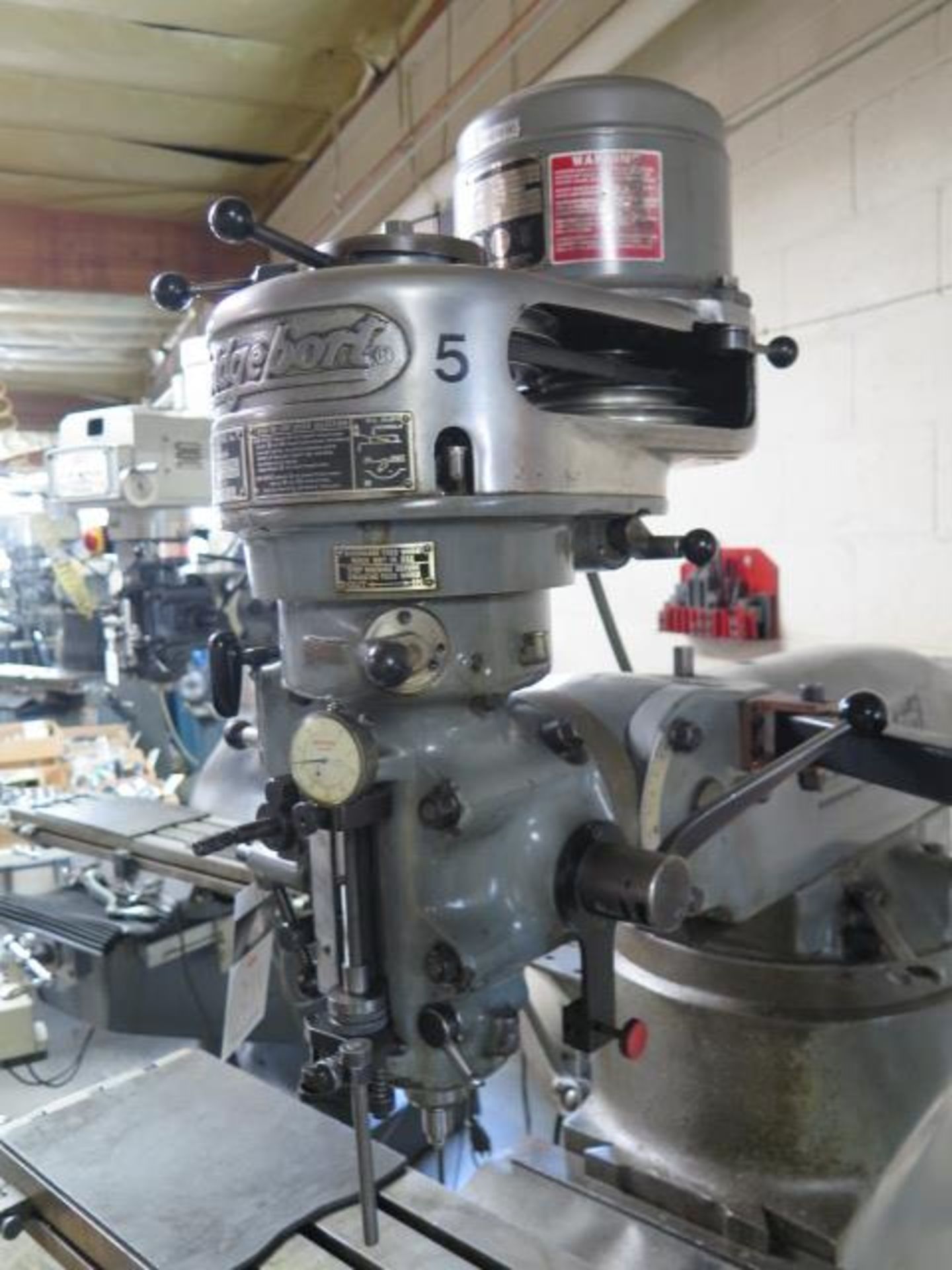 Bridgeport Vertical Mill s/n 160230 w/ Acu-Rite Programmable DRO, 1Hp Motor, 80-2720 RPM, SOLD AS IS - Image 5 of 13