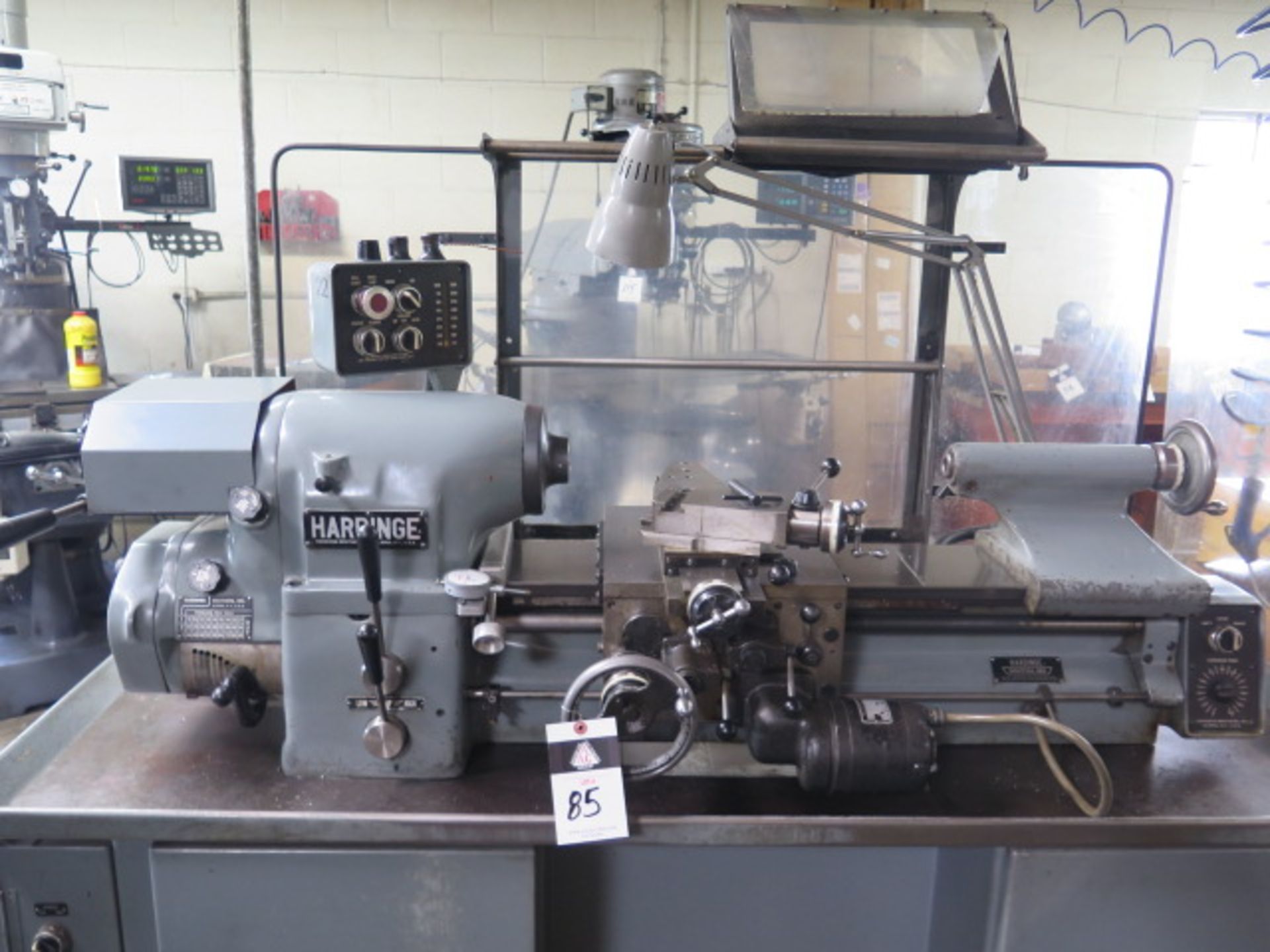 Hardinge HLV-H Wide Bed Tool Room Lathe s/n HLV-H-8708-T w/ 125-3000 RPM, Inch Threading, SOLD AS IS - Image 3 of 18