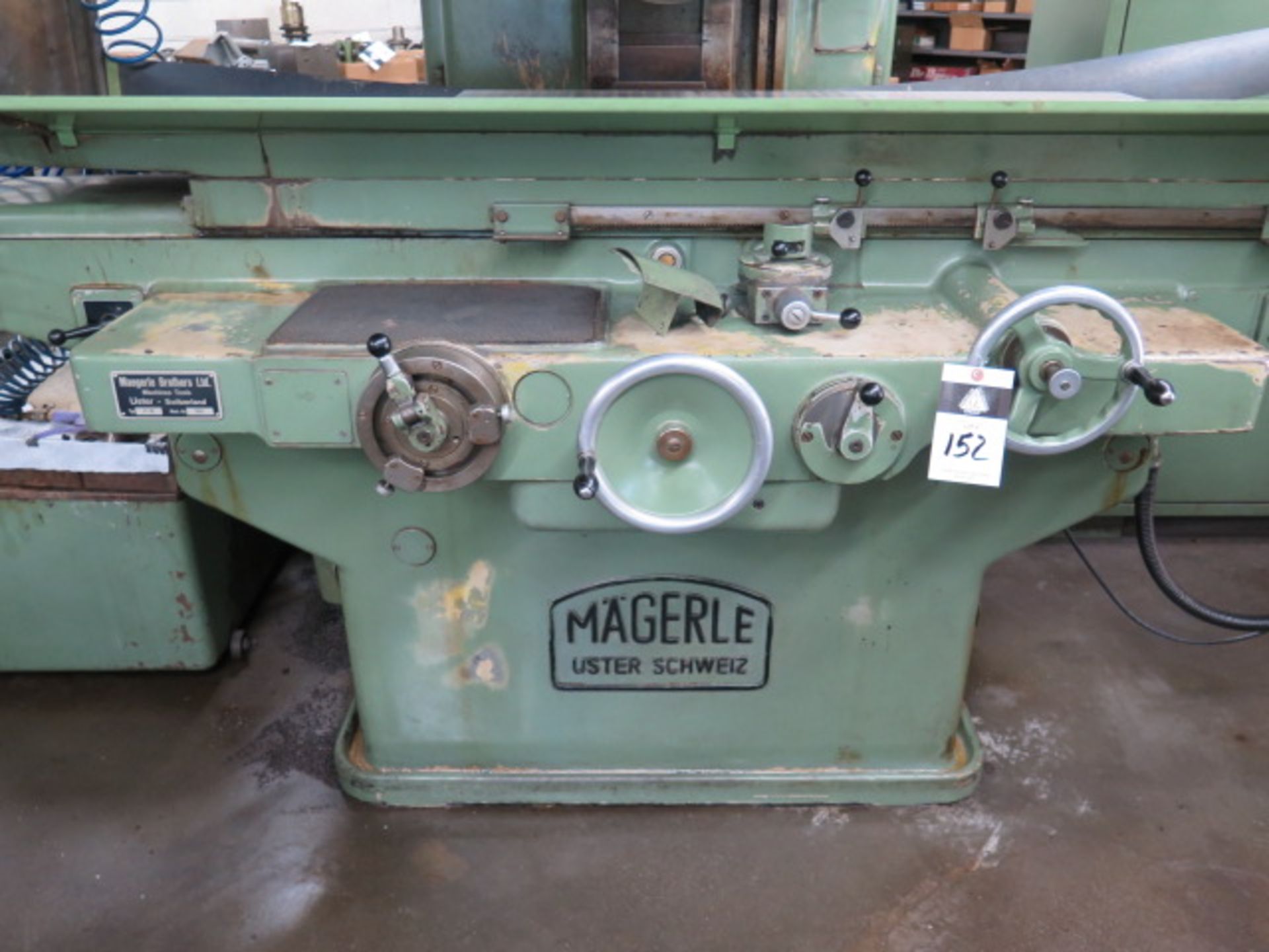 Magerle Type F-10 10" x 39 1/2" Automatic Hudraulic Surface Grinder s/n 585 w/ Magerle Controls, - Image 3 of 19