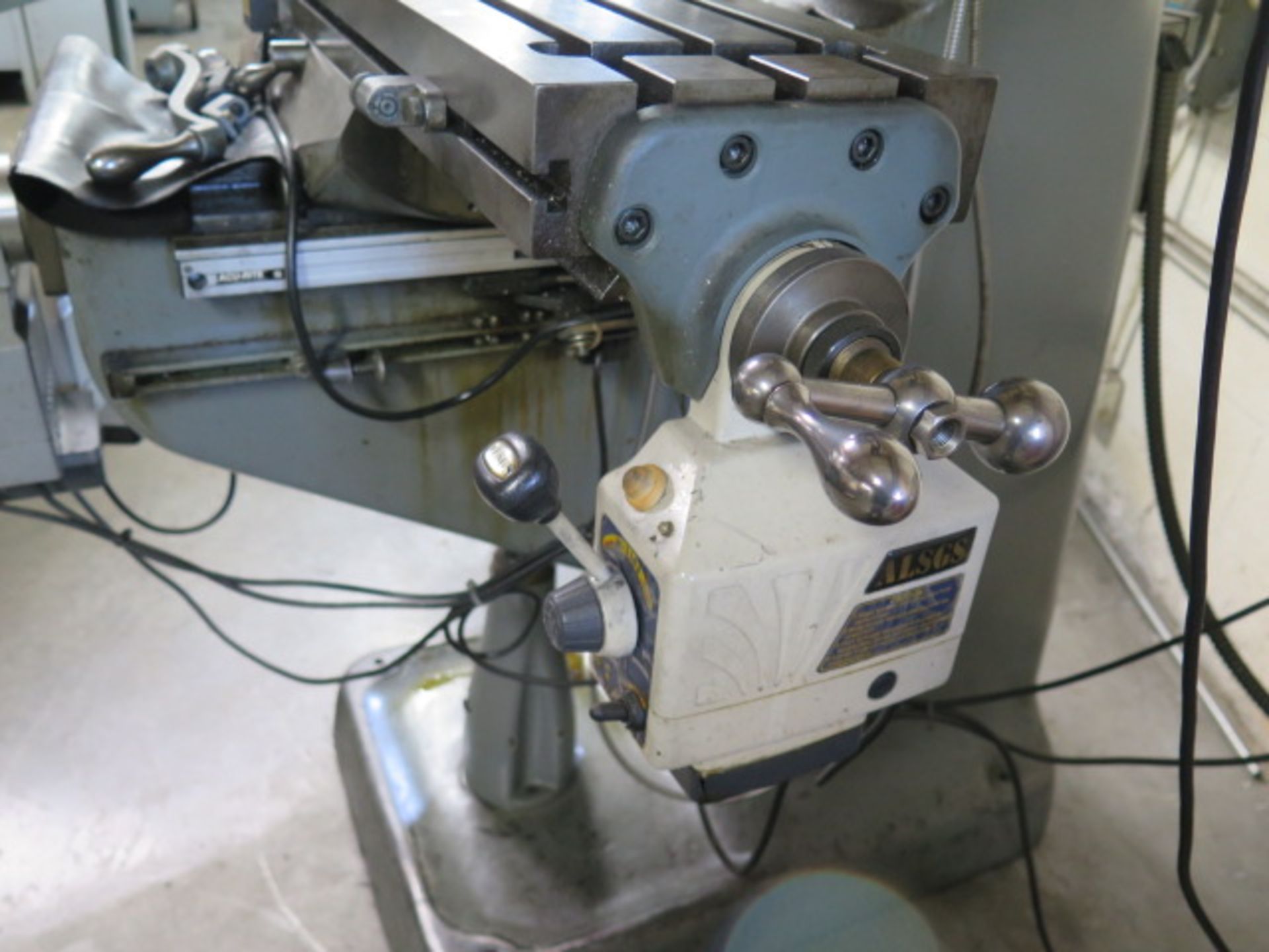 Bridgeport Vertical Mill s/n 160230 w/ Acu-Rite Programmable DRO, 1Hp Motor, 80-2720 RPM, SOLD AS IS - Image 10 of 13