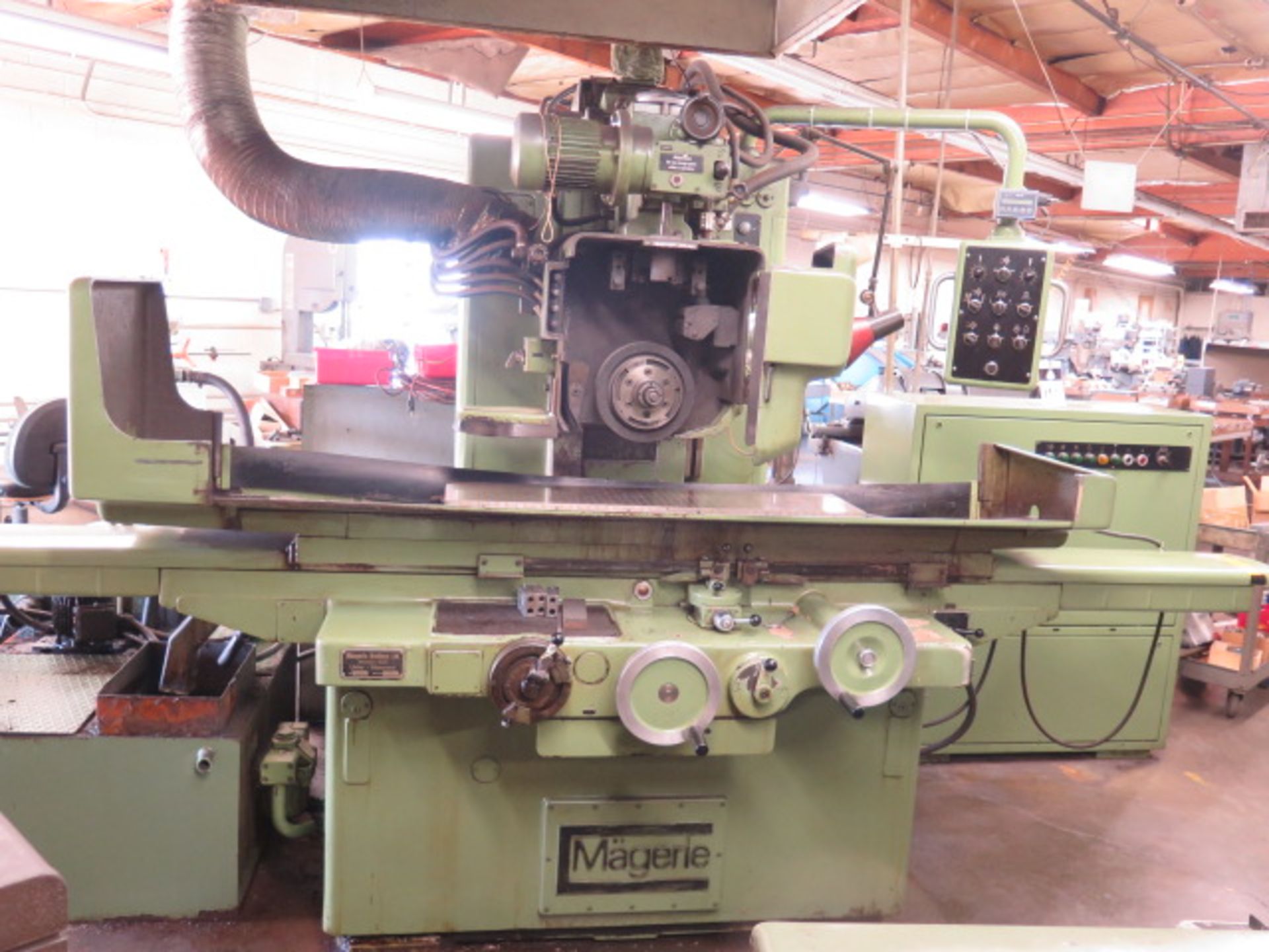 Magerle Type FP-10-S1 10" x 40" Auto Hydr Surface Grinder s/n 965 w/ Magerle Controls, SOLD AS IS