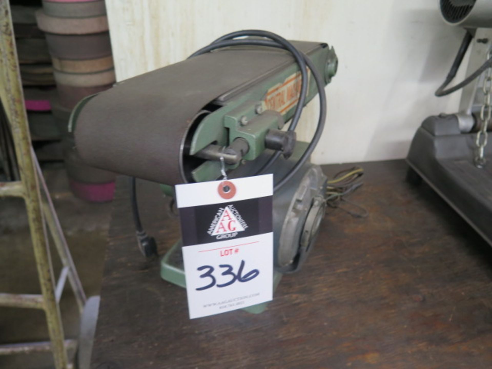 Central Machinery 4" Belt Sander (NEEDS REPAIR) (SOLD AS-IS - NO WARRANTY)
