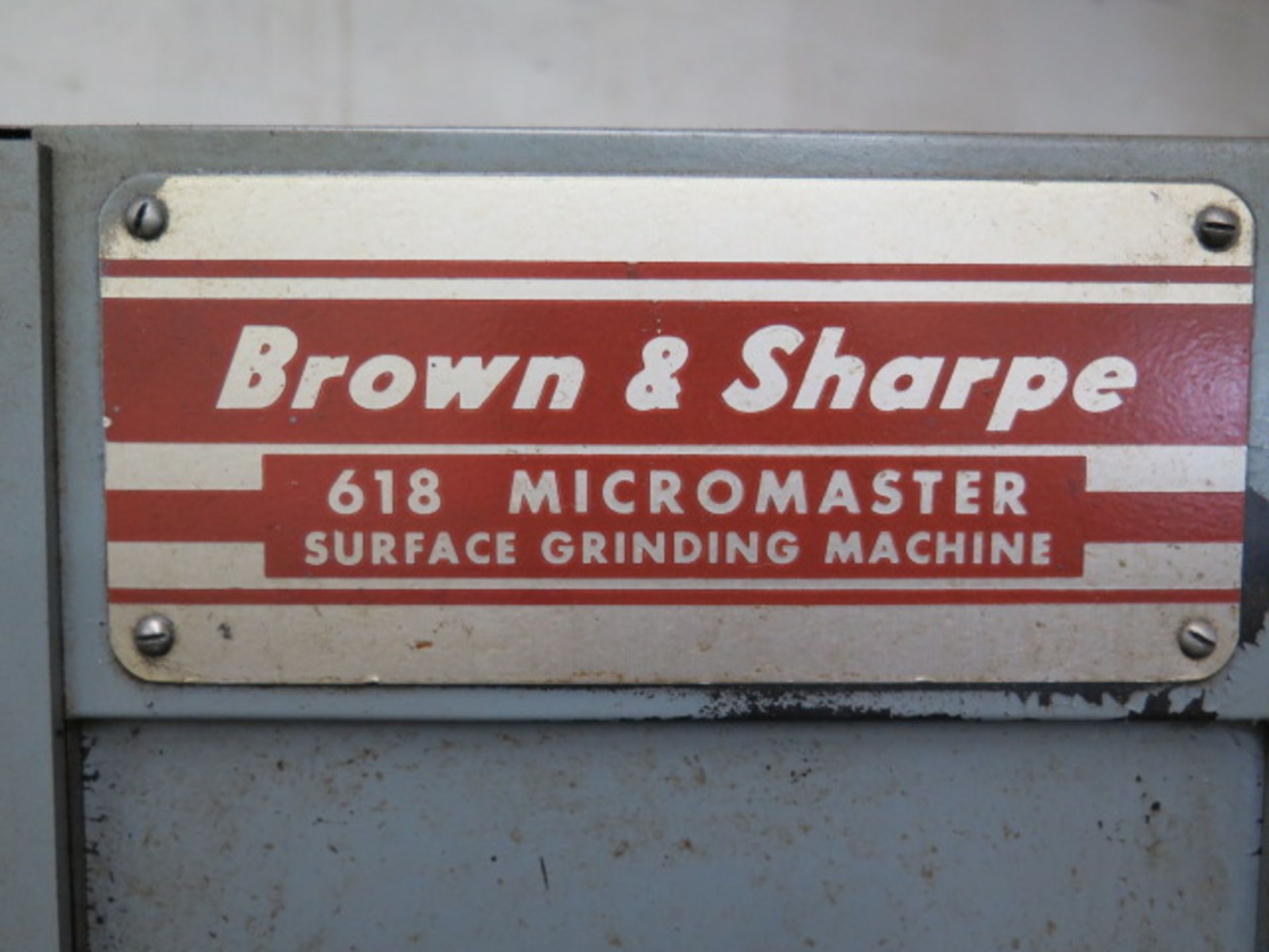 Brown & Sharpe 618 Micromaster Auto Surface Grinder w/ 6" x 18" Fine-Line Magnetic Chuck, SOLD AS IS - Image 9 of 9