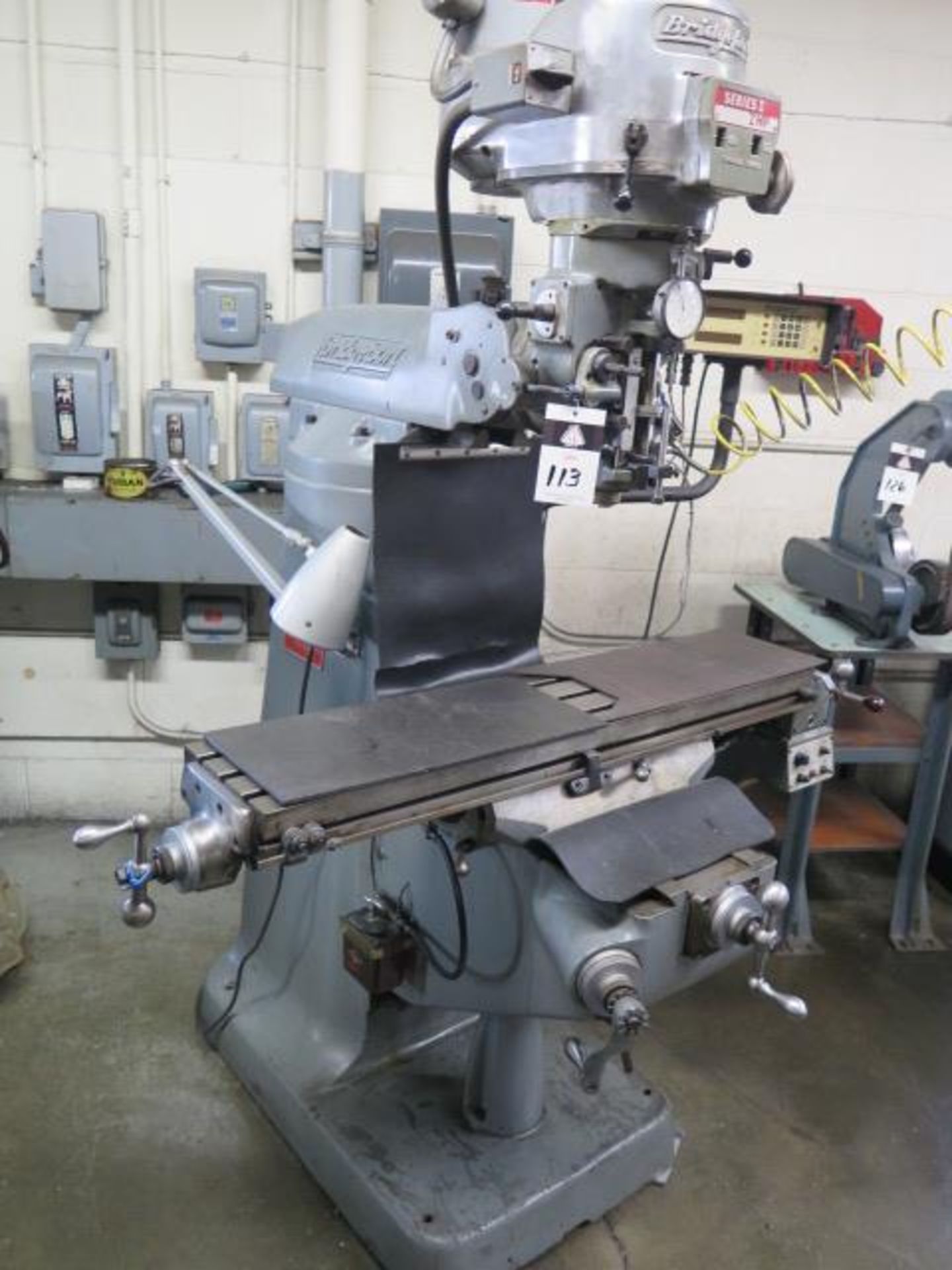 Bridgeport Series 1 - 2Hp Vertical Mill s/n 228845 w/ Bridgeport DRO, 60-4200 Dial RPM, SOLD AS IS - Image 2 of 11