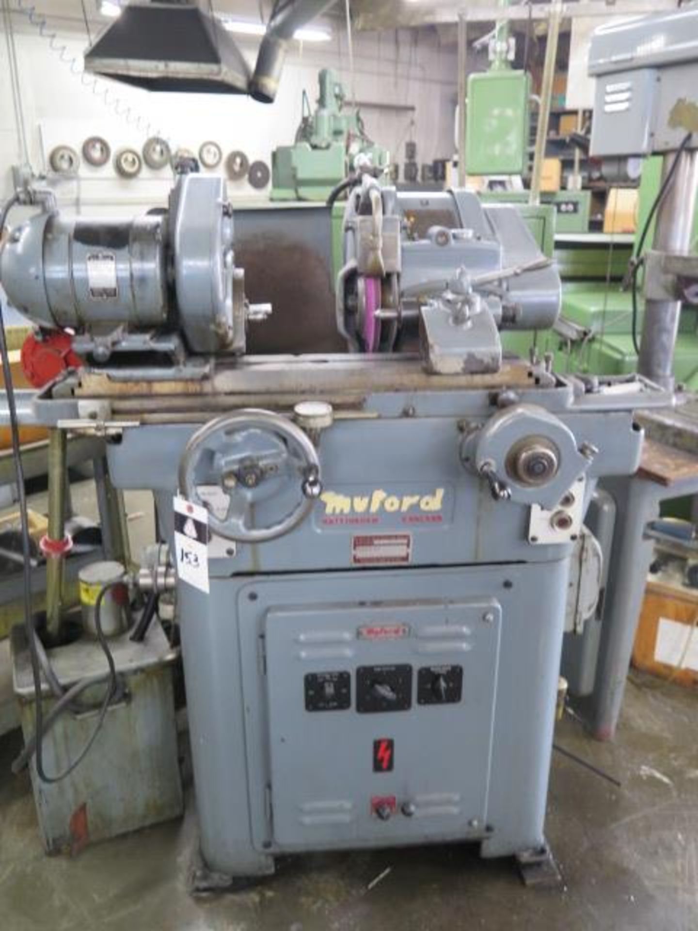 Myford CB Cylindrical Grinder s/n S85894 w/ Motorized Work Head, Center, Coolant (SOLD AS-IS - NO