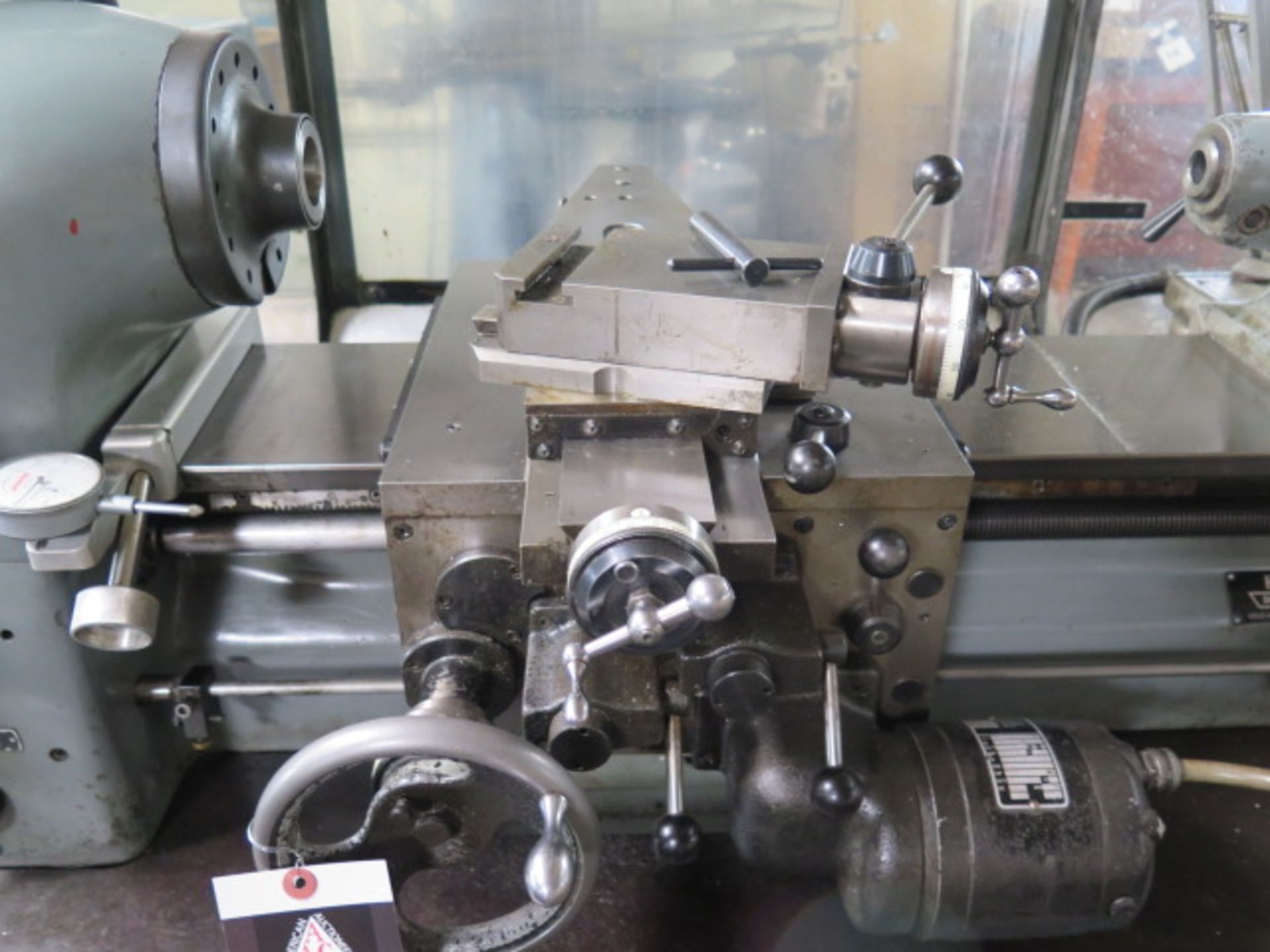 Hardinge HLV-H Wide Bed Tool Room Lathe s/n HLV-H-8708-T w/ 125-3000 RPM, Inch Threading, SOLD AS IS - Image 13 of 18