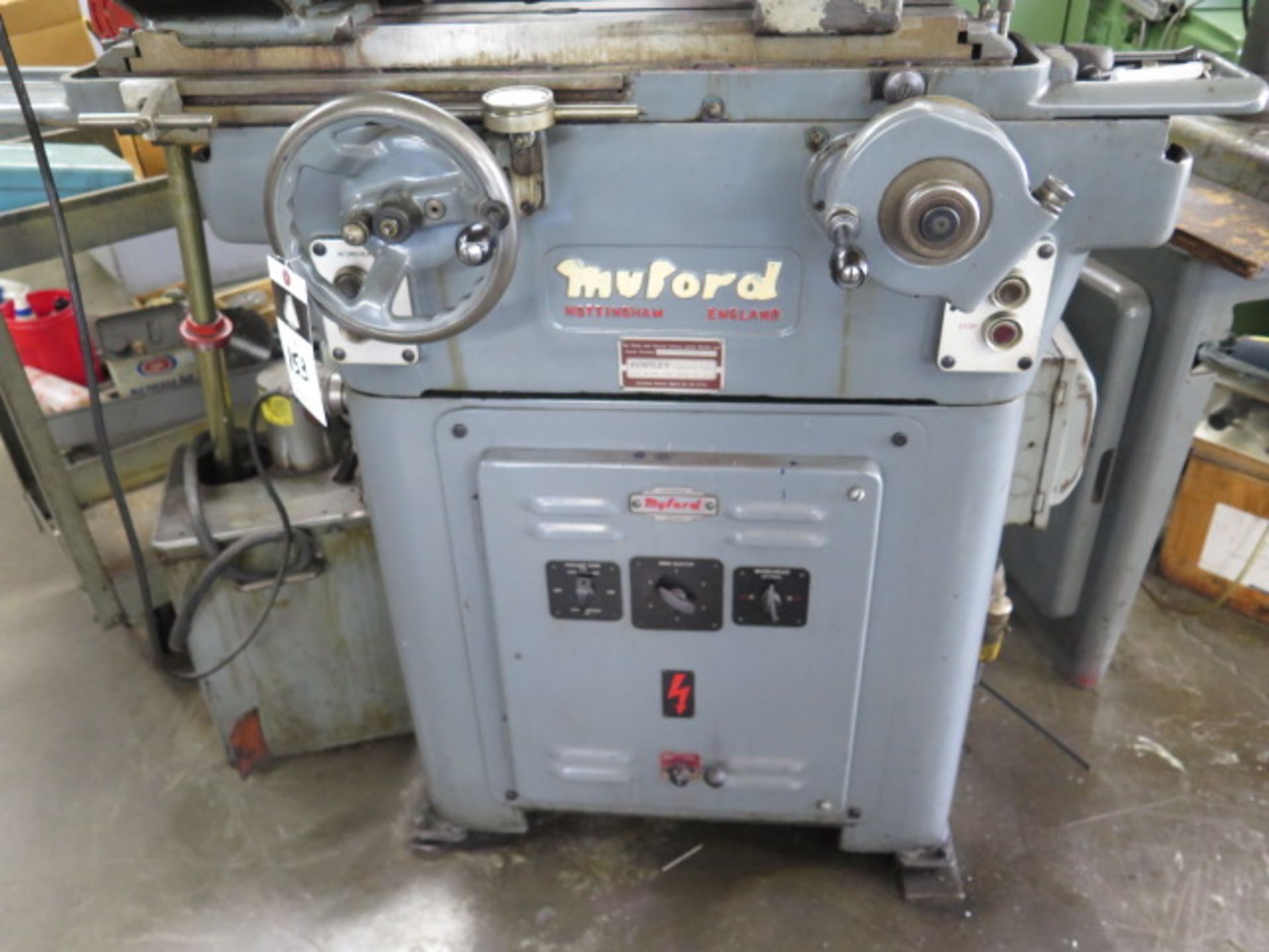 Myford CB Cylindrical Grinder s/n S85894 w/ Motorized Work Head, Center, Coolant (SOLD AS-IS - NO - Image 10 of 13