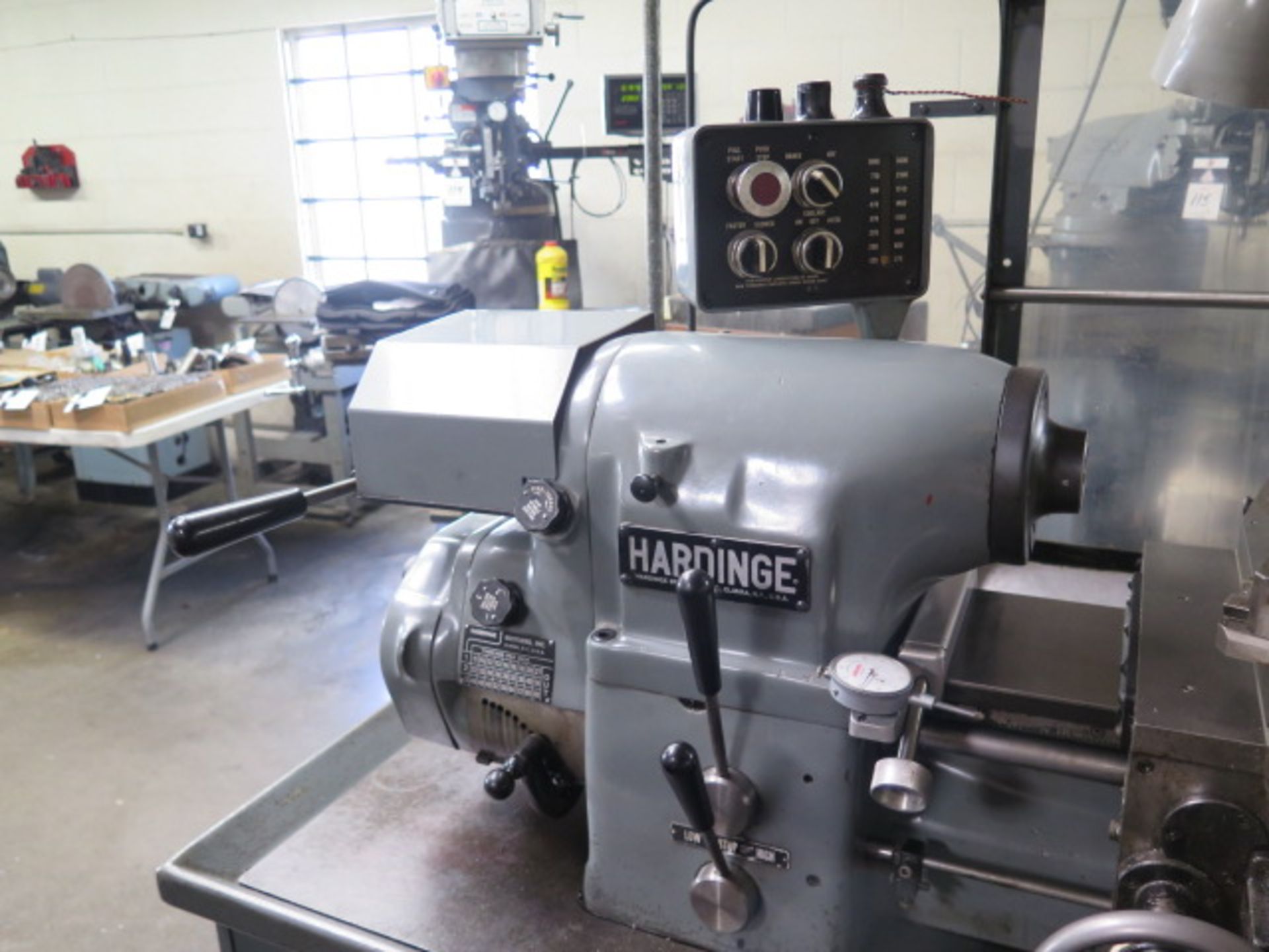 Hardinge HLV-H Wide Bed Tool Room Lathe s/n HLV-H-8708-T w/ 125-3000 RPM, Inch Threading, SOLD AS IS - Image 5 of 18