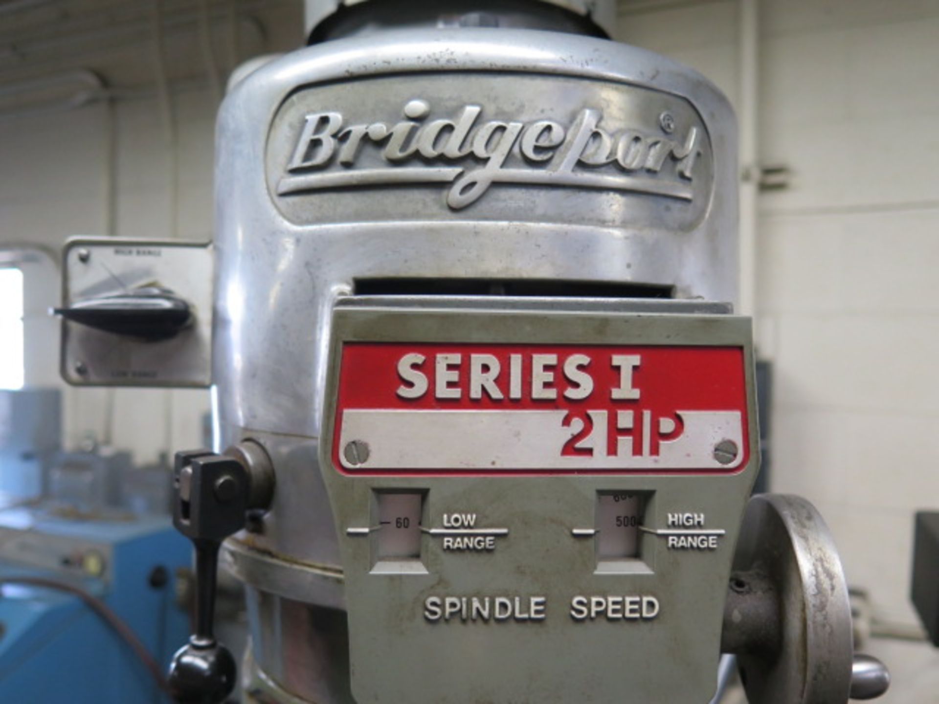 Bridgeport Series 1 - 2Hp Vertical Mill s/n 228845 w/ Bridgeport DRO, 60-4200 Dial RPM, SOLD AS IS - Image 11 of 11