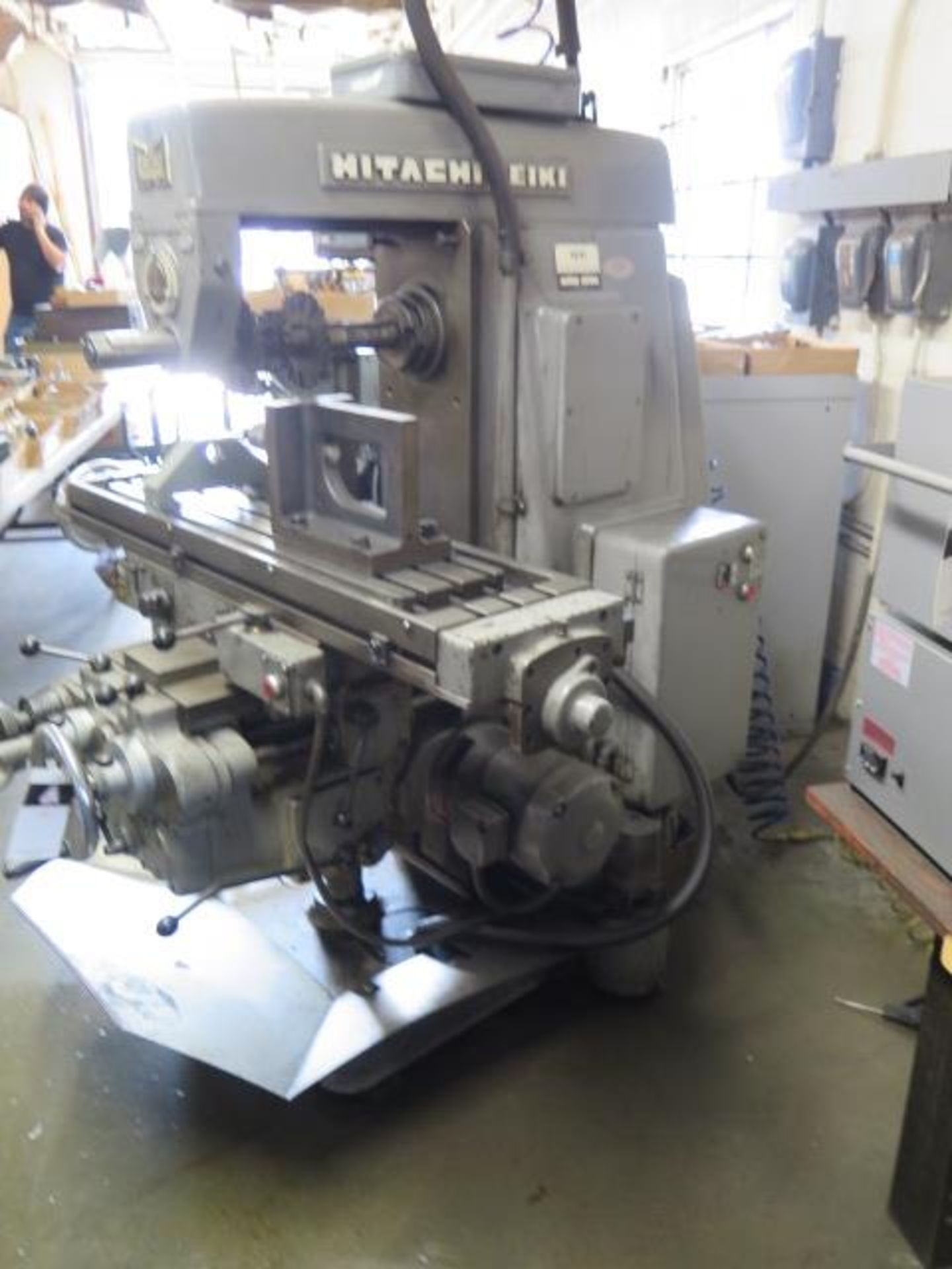 Hitachi Seiki MS-P Horiz Mill s/n N-5075 w/ 60-1800 RPM, 50-Taper Spindle, Power Feeds, SOLD AS IS - Image 3 of 14