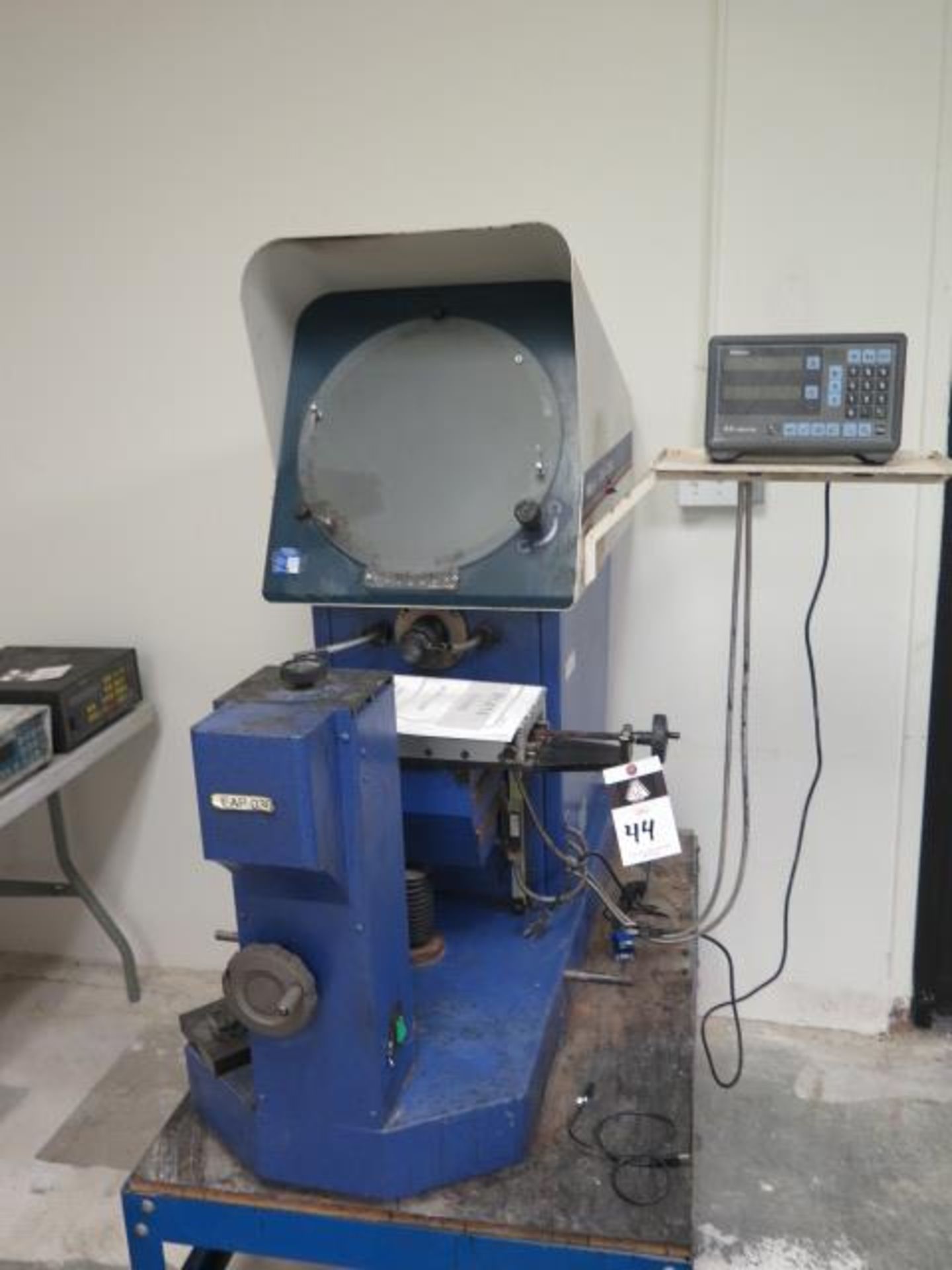 Mitutoyo PH-A14 14" Optical Comparator (NEEDS REPAIR) w/ Mitutoyo DRO, Surface and Profile Illuminat