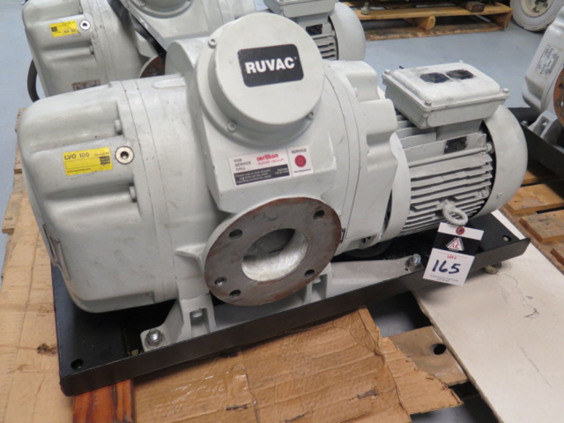 2011 Ruvac mdl. WSU 1001 3kW Vacuum Pump (SOLD AS-IS - NO WARRANTY)