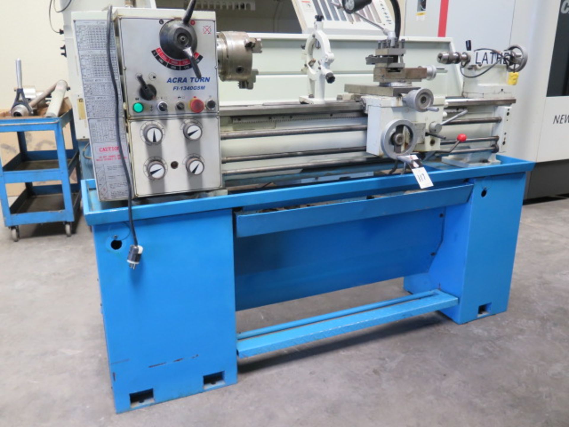 Acra Turn FI-1340 GSM 13" x 40" Geared Gap Bed Lathe w/ 70-2000 RPM, Inch/mm Threading, SOLD AS IS - Image 2 of 8