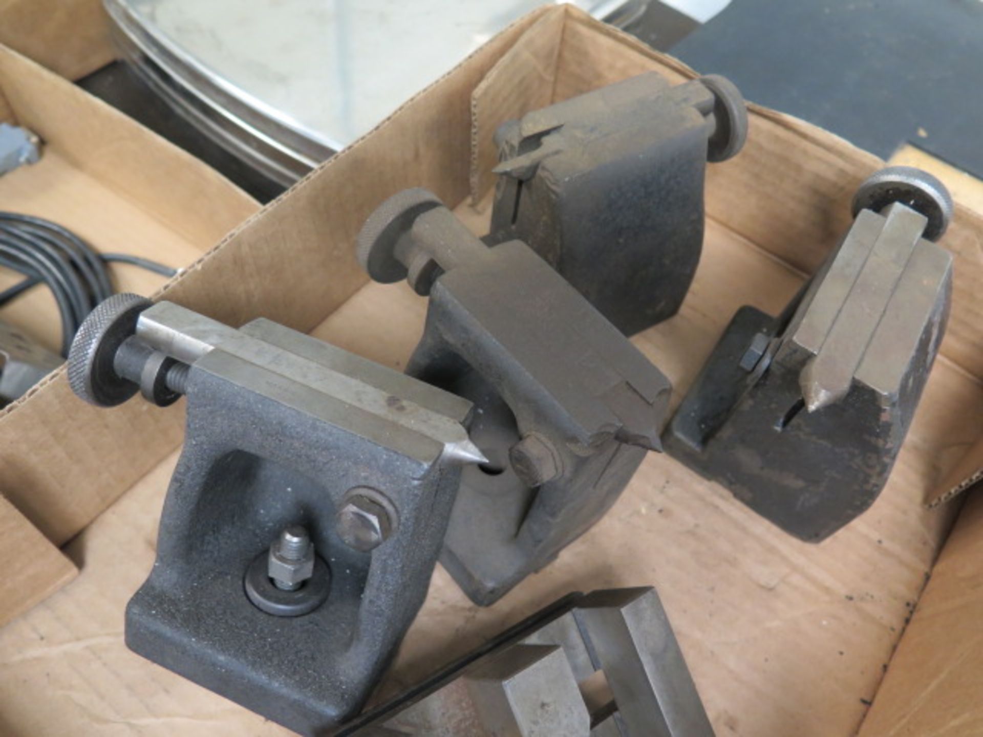 Mill Centers (4) and 2 3/8" Machine Vise (SOLD AS-IS - NO WARRANTY) - Image 4 of 4