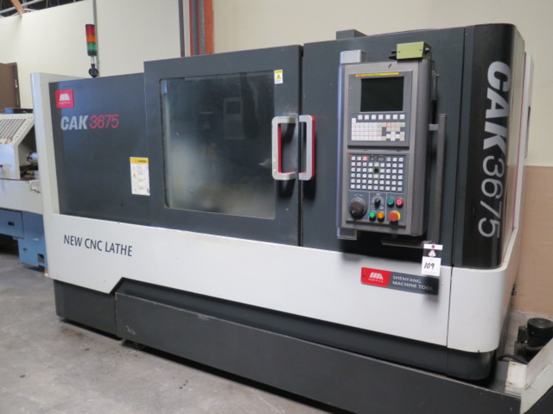 2011 SMTCL Shenyang OAK3675 CNC Turning Center s/n A31010027 w/ Fanuc 0i Mate-TD Controls,SOLD AS IS - Image 2 of 14