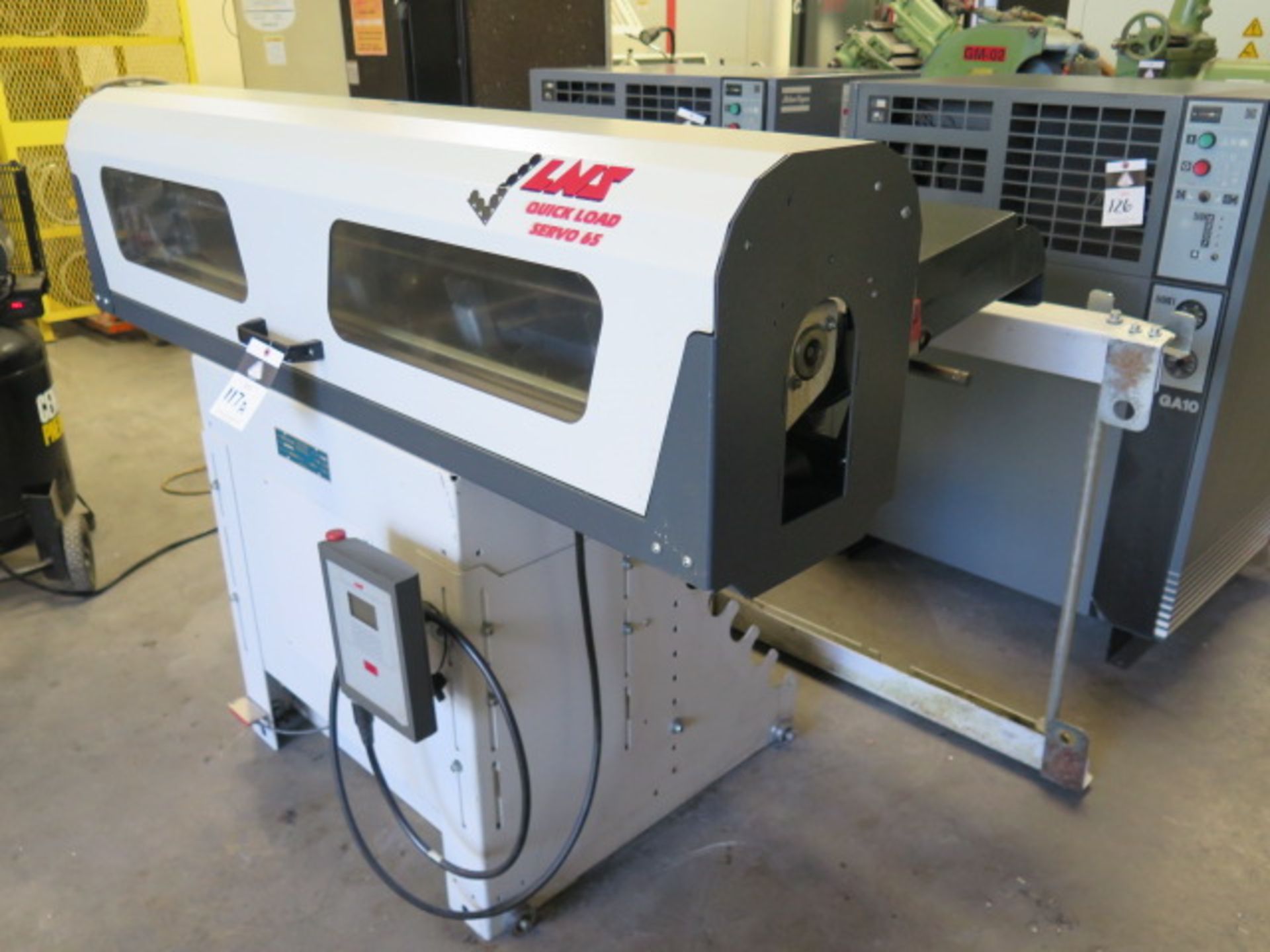 LNS Quick Load Servo 65 Automatic Bar Loader / Feeder s/n 350692 w/ LNS Digital Controls (SOLD AS-IS - Image 2 of 7