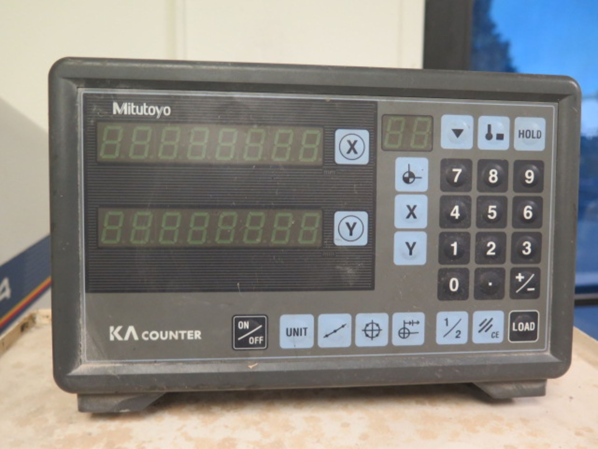 Mitutoyo PH-A14 14" Optical Comparator (NEEDS REPAIR) w/ Mitutoyo DRO, Surface and Profile Illuminat - Image 9 of 10