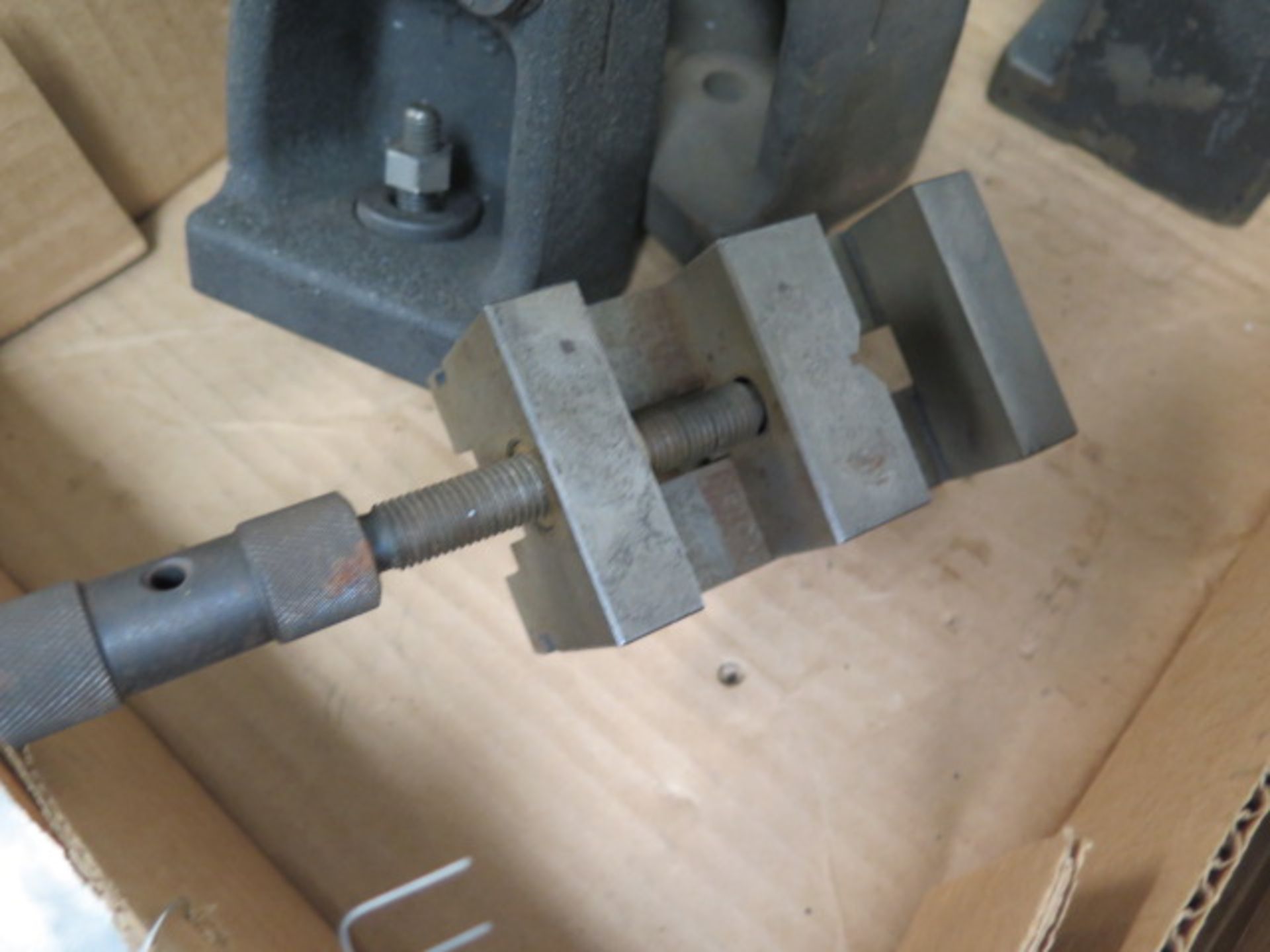 Mill Centers (4) and 2 3/8" Machine Vise (SOLD AS-IS - NO WARRANTY) - Image 3 of 4