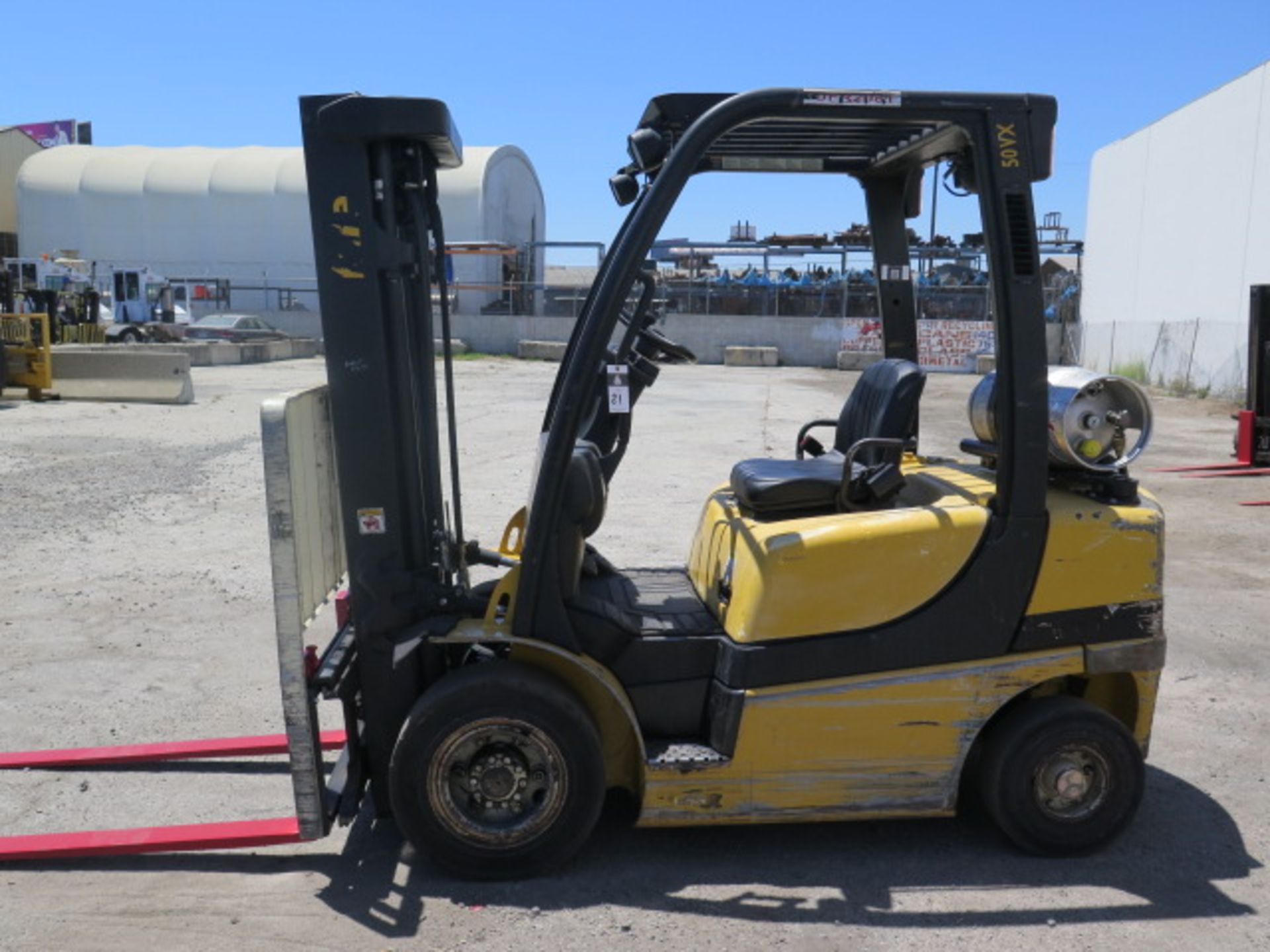 2016 Yale GLP050VXNDAE086 5000 Lb LPG Forklift s/n D875V03501N w/ 3-Stage, SS, 195” Lift, SOLD AS IS