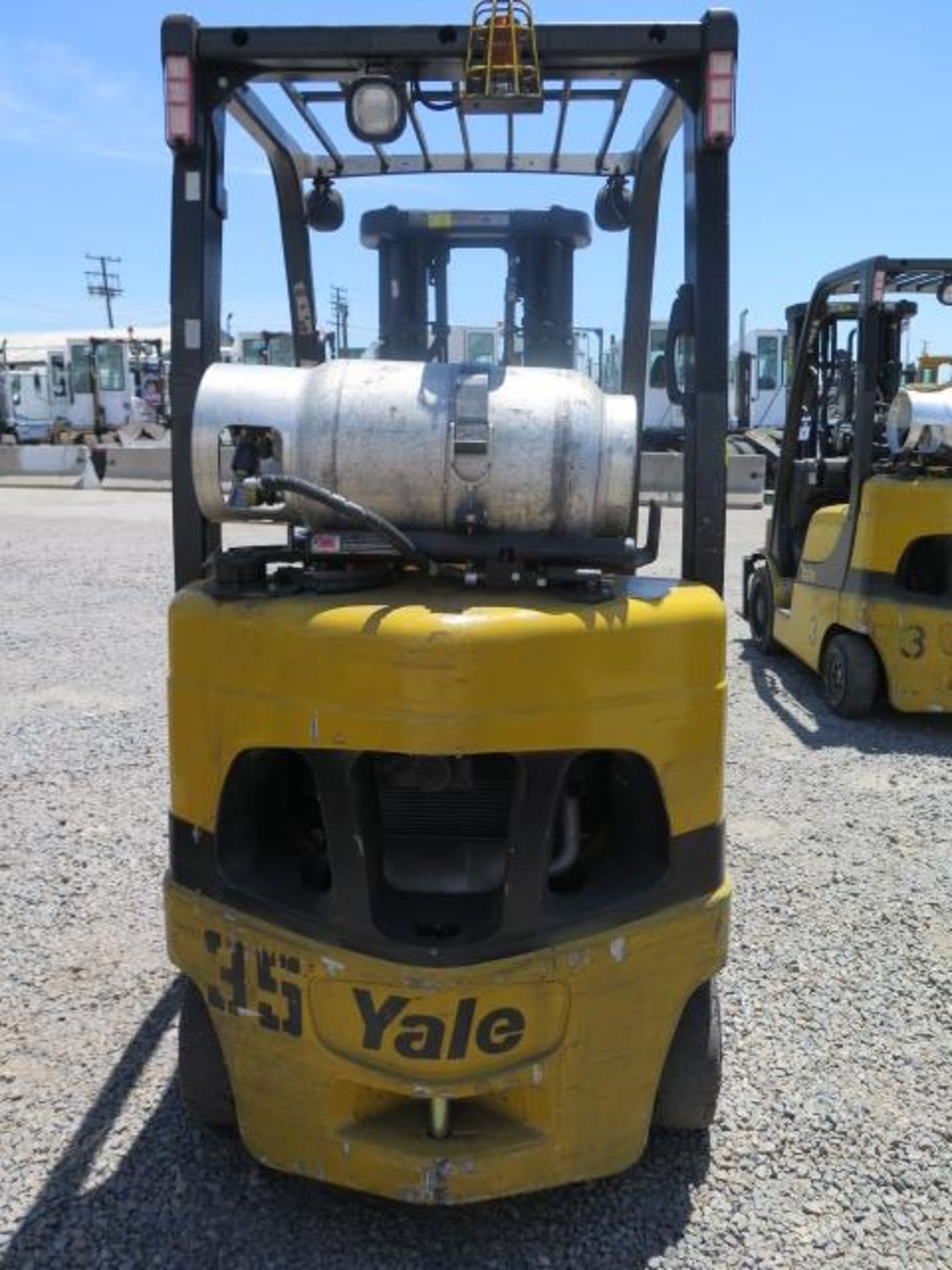 2013 Yale GLC050VXNVSE083 5000 Lb LPG Forklift s/n A910V20158K w/ 3-Stage, SS, 189” Lift, SOLD AS IS - Image 10 of 19