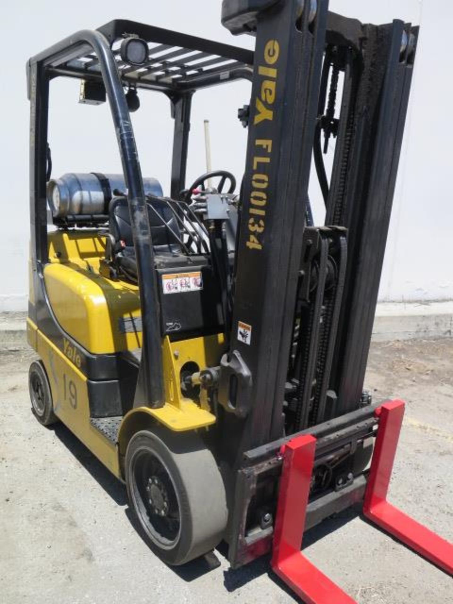 2012 Yale GLC050VXNVSE083 5000 Lb LPG Forklift s/n A910V17092J w/ 3-Stage, SS 189” Lift, SOLD AS IS - Image 3 of 18
