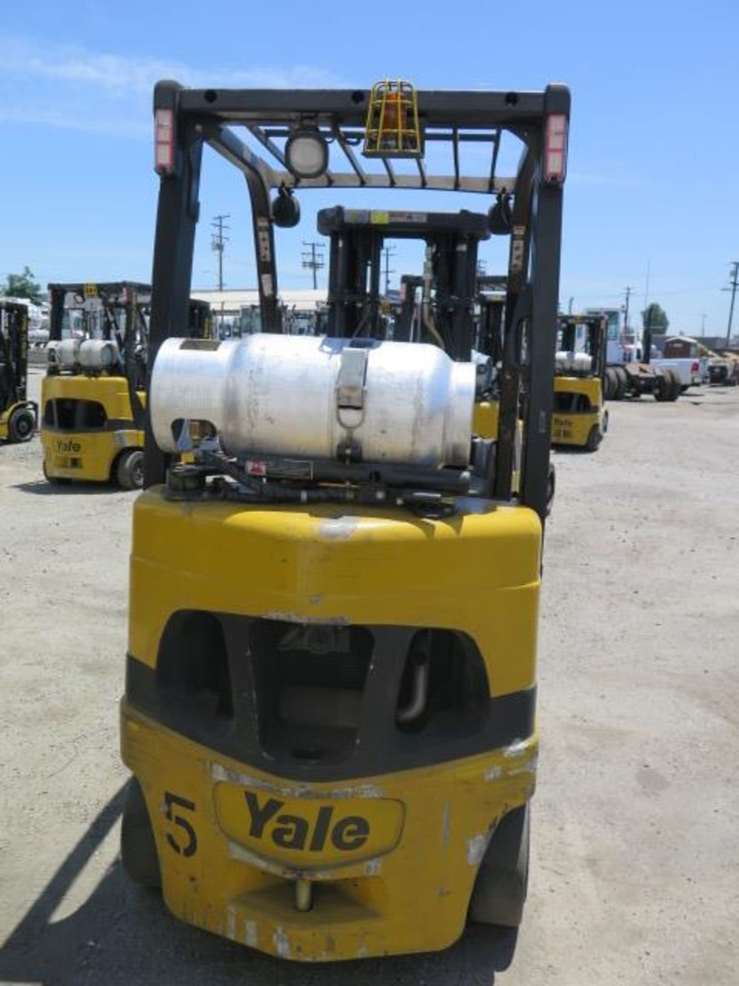 2012 Yale GLC050VXNVSE083 5000 Lb LPG Forklift s/n A910V17096J w/ 3-Stage, SS, 189” Lift, SOLD AS IS - Image 8 of 18