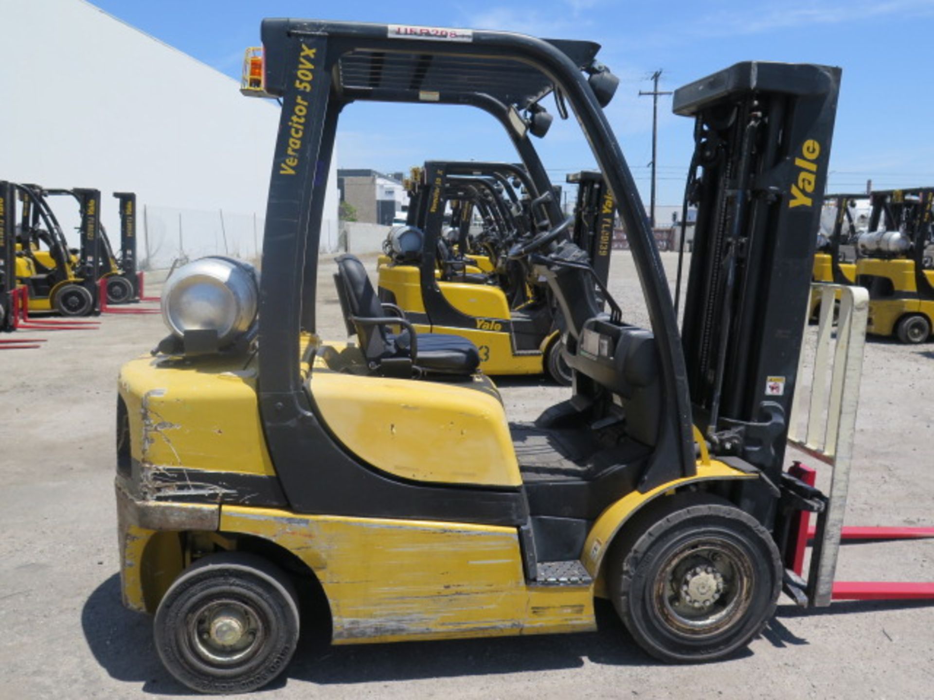 2016 Yale GLP050VXNDAE086 5000 Lb LPG Forklift s/n D875V03501N w/ 3-Stage, SS, 195” Lift, SOLD AS IS - Image 8 of 20