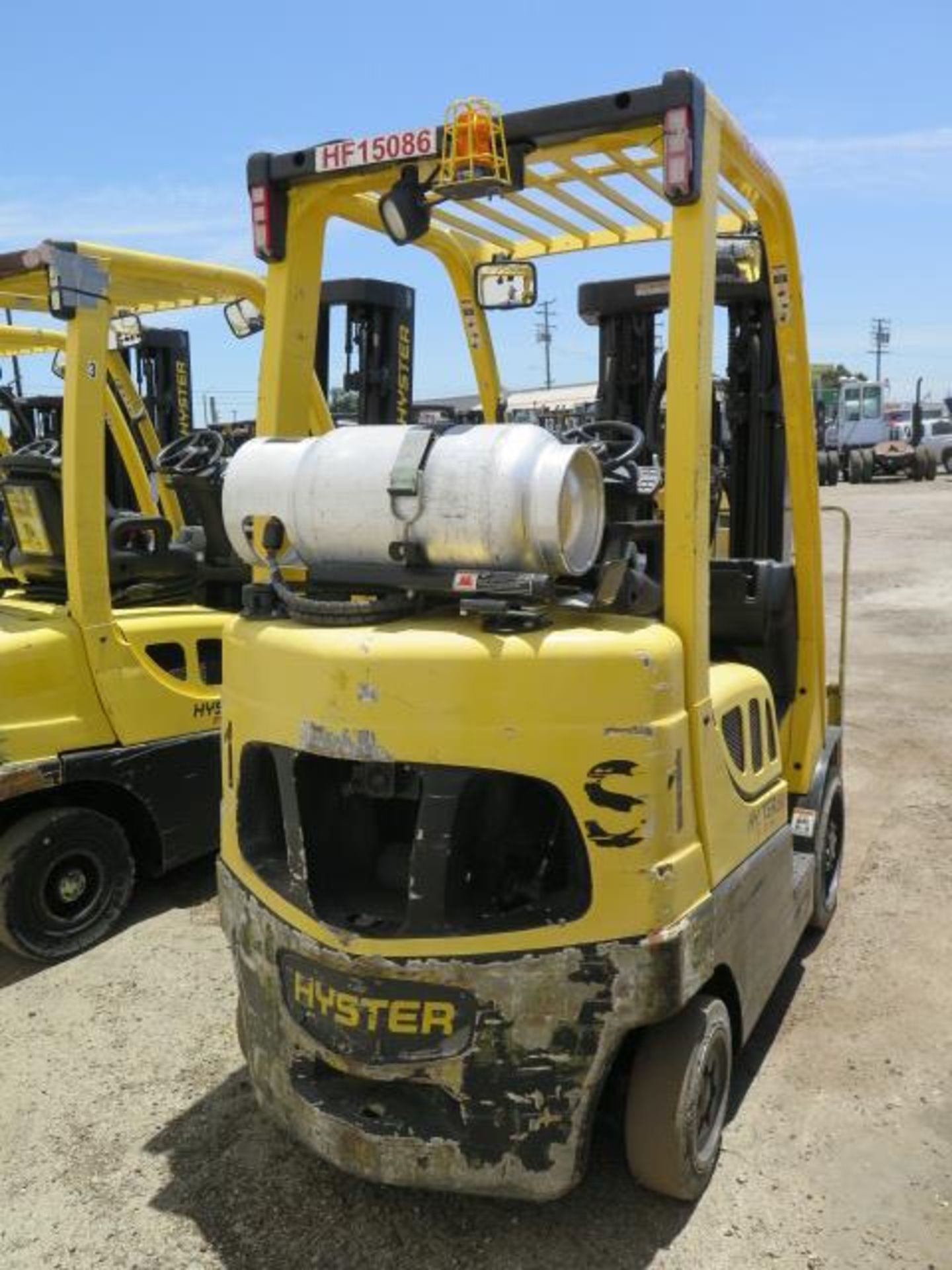 2016 Hyster S50FT 5000 lb LPG Forklift s/n P187V03069N w/ 3-Stage,189” Lift Side Shift, SOLD AS IS - Image 9 of 23