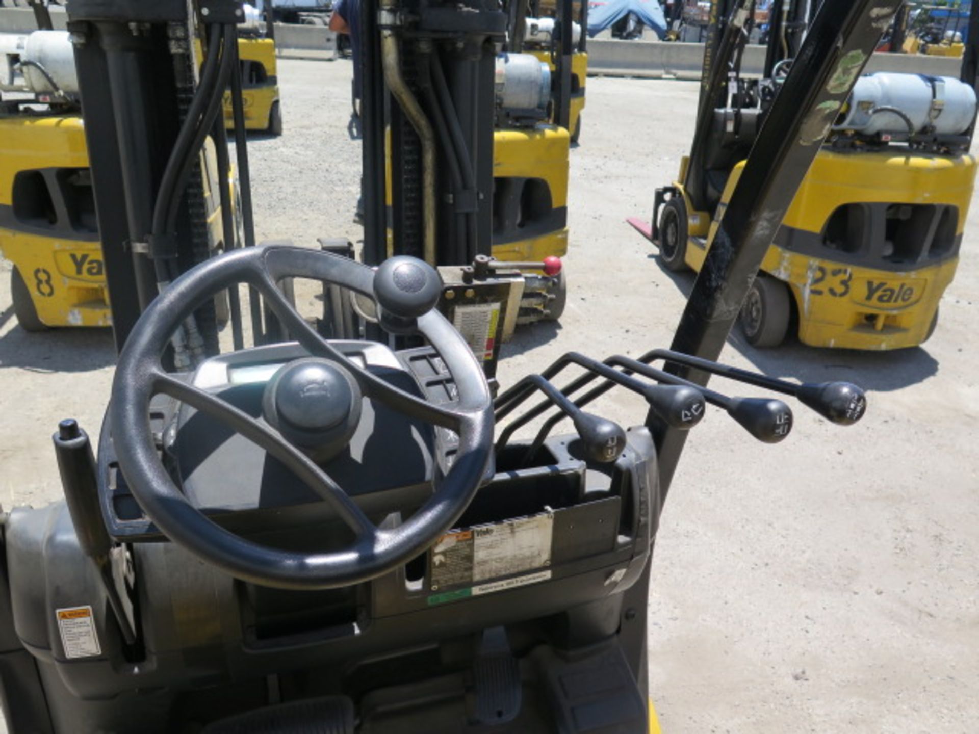 2012 Yale GLC050VXNVSE083 5000 Lb LPG Forklift s/n A910V17097J w/ 3-Stage, 189” Lift, SOLD AS IS - Image 11 of 17