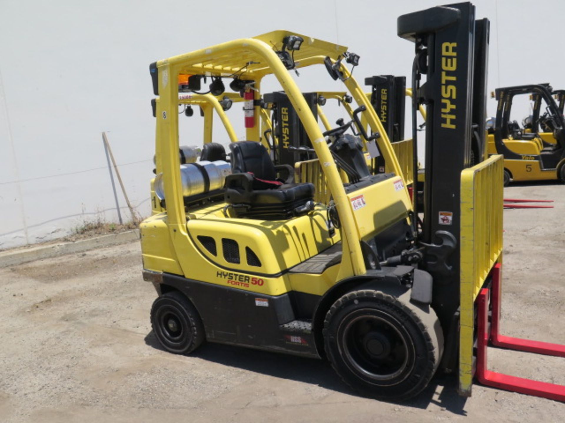 2018 Hyster H50FT 5000 Lb LPG Forklift s/n P177V06250 w/ 3-Stage, 189” Lift, Side Shift, SOLD AS IS - Image 3 of 24