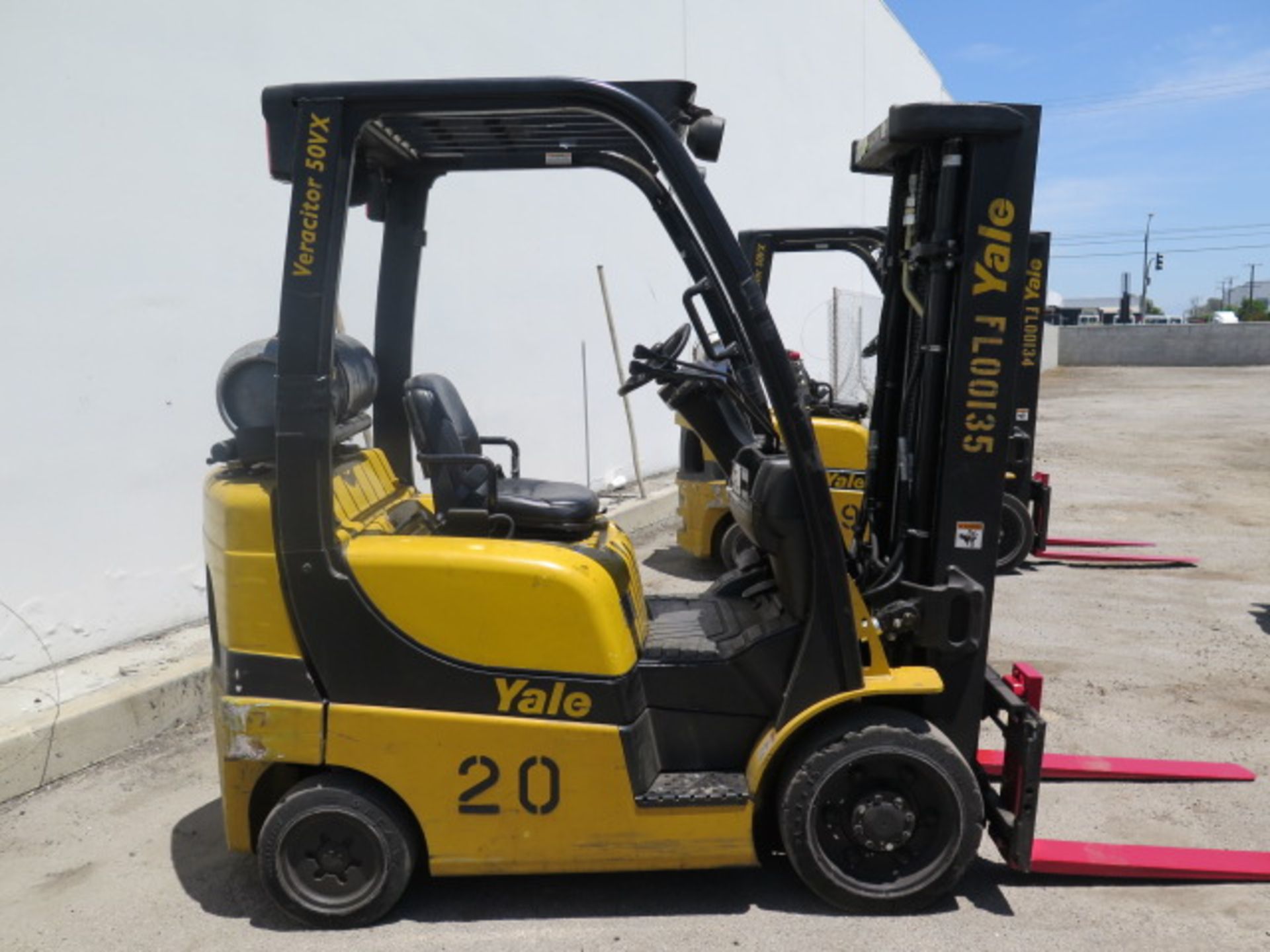 2012 Yale GLC050VXNVSE083 5000 Lb LPG Forklift s/n A910V17191J w/ 3-Stage,SS, 189” Lift, SOLD AS IS - Image 9 of 20