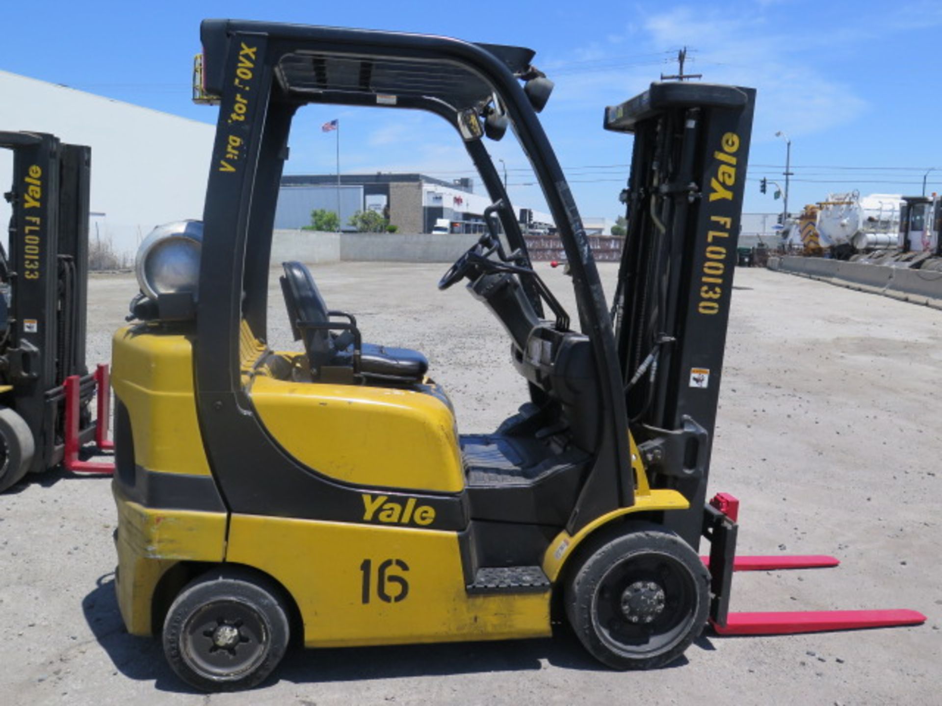 2012 Yale GLC050VXNVSE083 5000 Lb LPG Forklift s/n A910V17094J w/ 3-Stage, 189” Lift, SOLD AS IS - Image 6 of 18